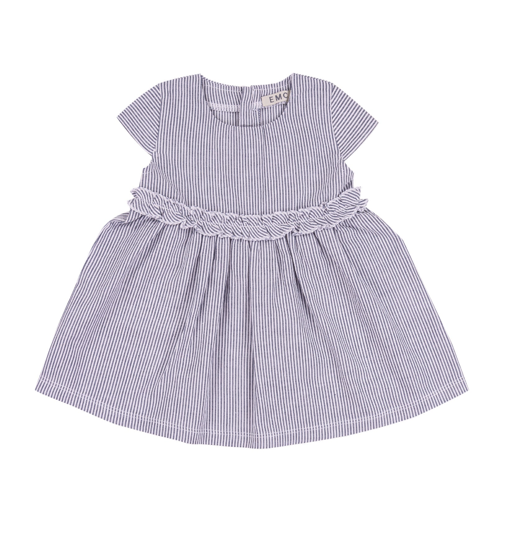 Vestito Bimba EMC a Righe Blu e Bianche