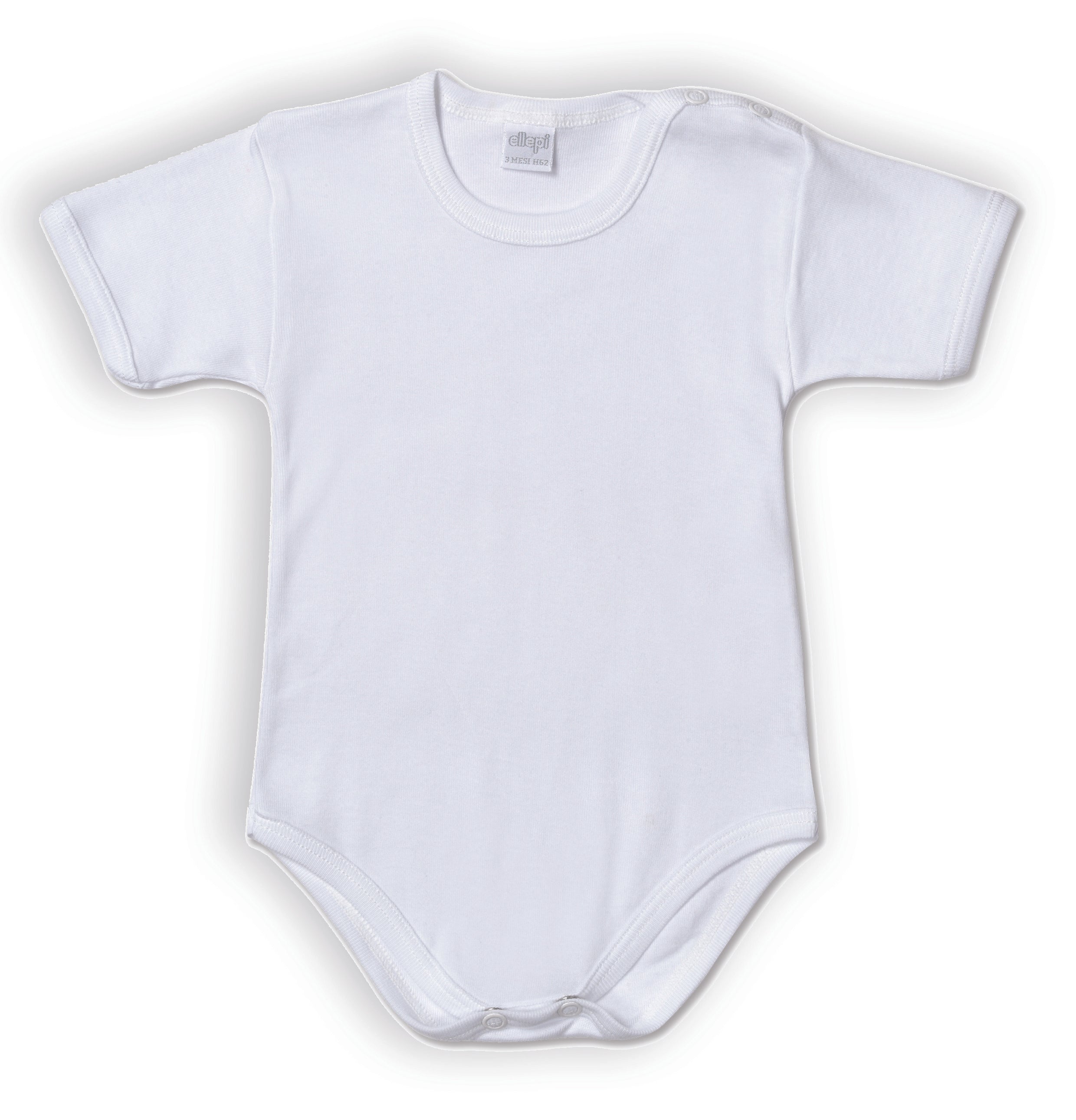 Set 6 Body Neonato Unisex in Costina di Cotone