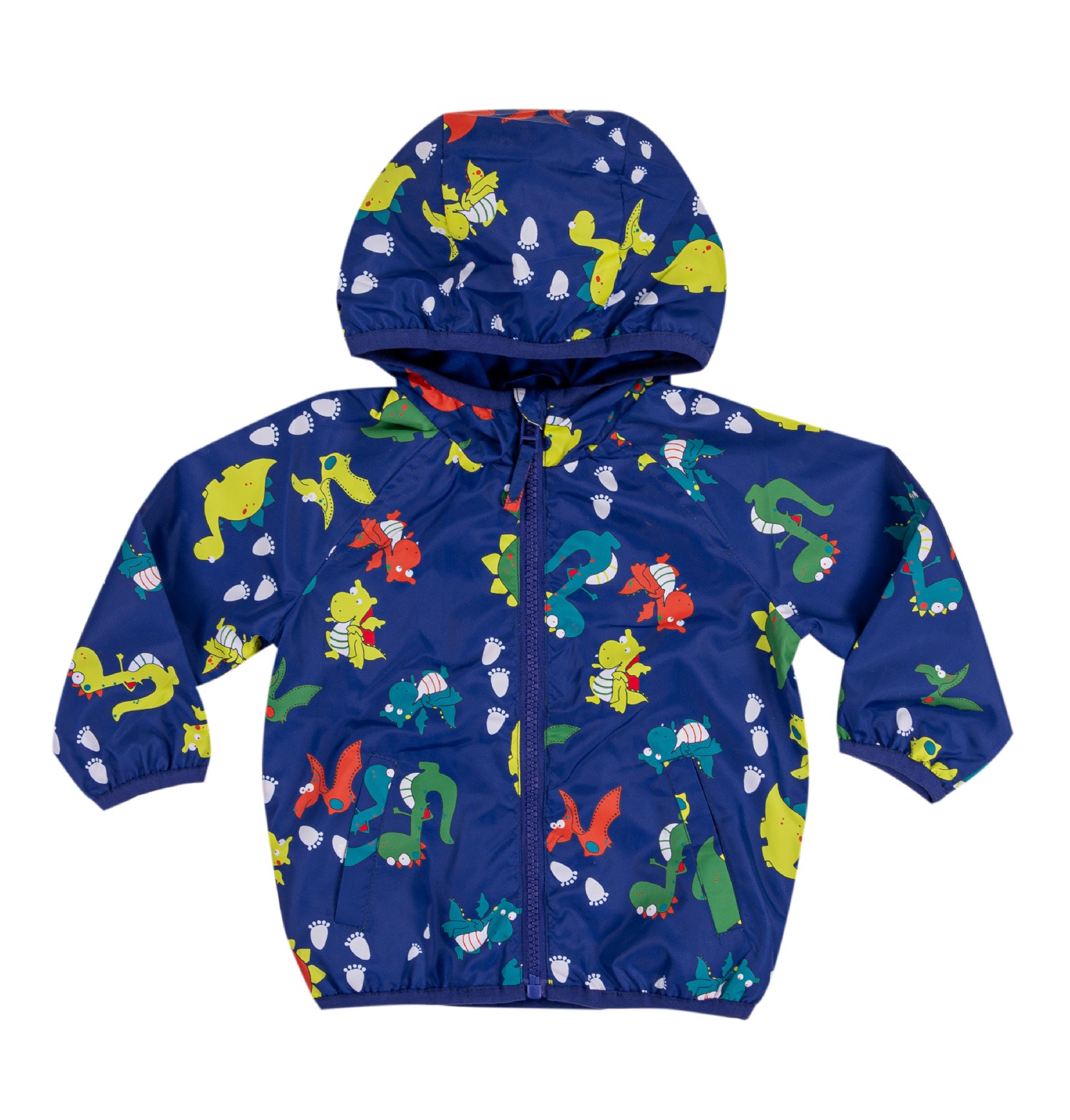 Giubbino Nylon Bambino con Cappuccio e Zip