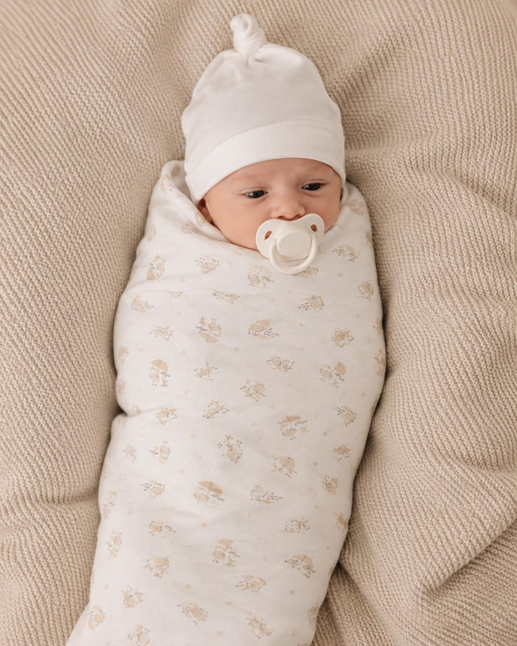 Mussola Neonato Unisex in Bamboo e Cotone