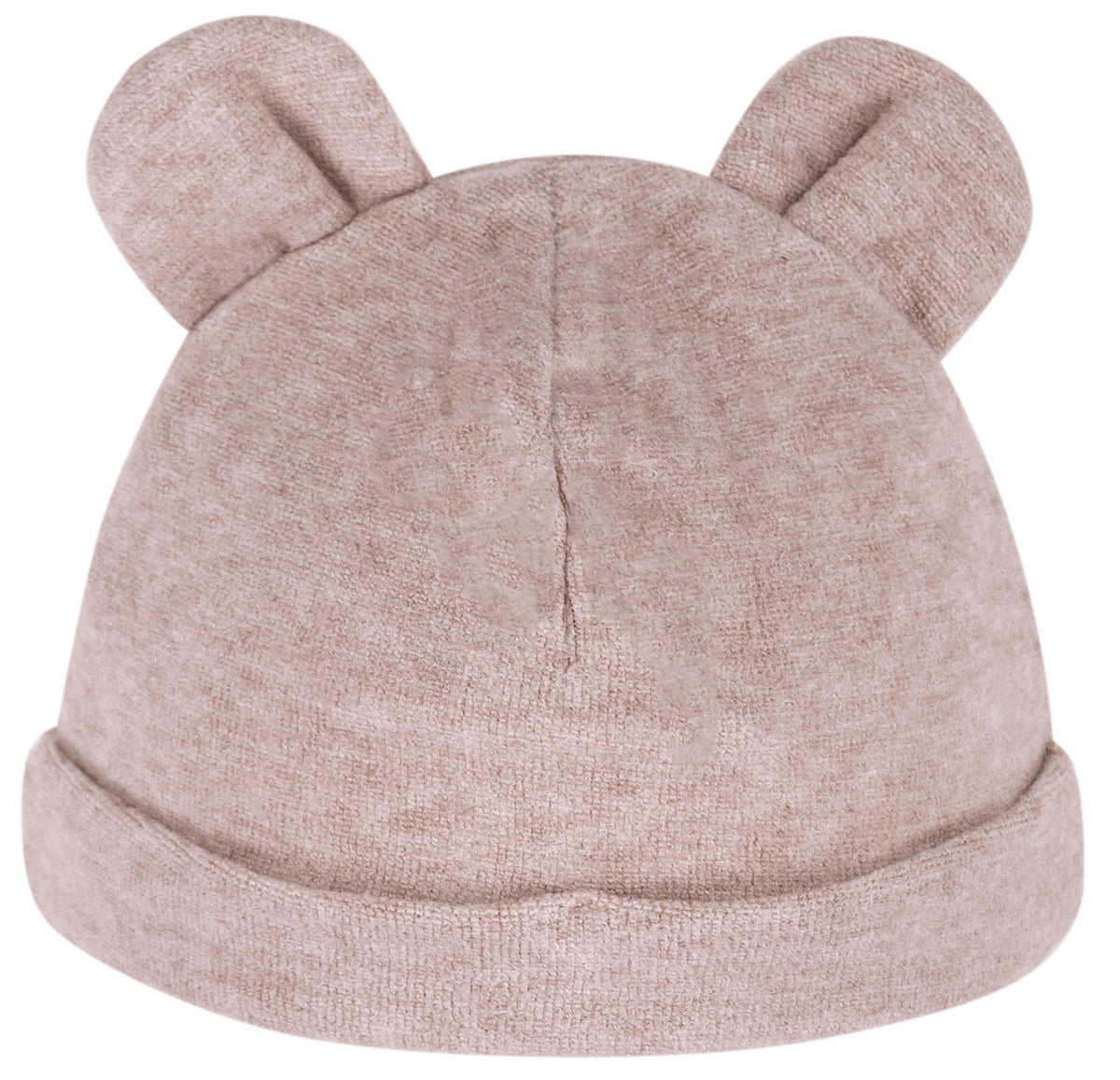Cappellino Neonato EMC Beige con Orecchie da Orsetto