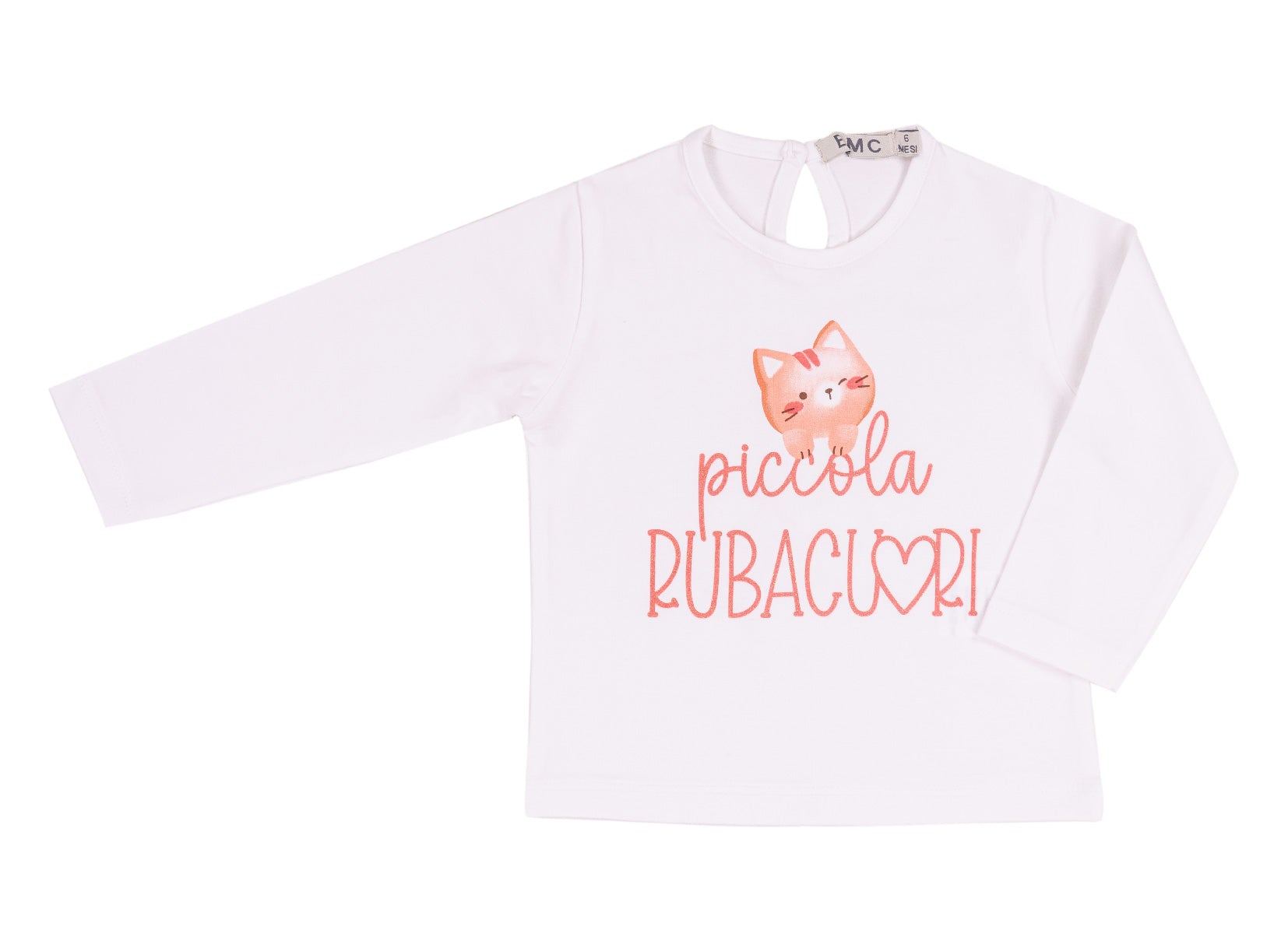 T-shirt Bimbo in Cotone Stretch con Grafica "Python Friendly"