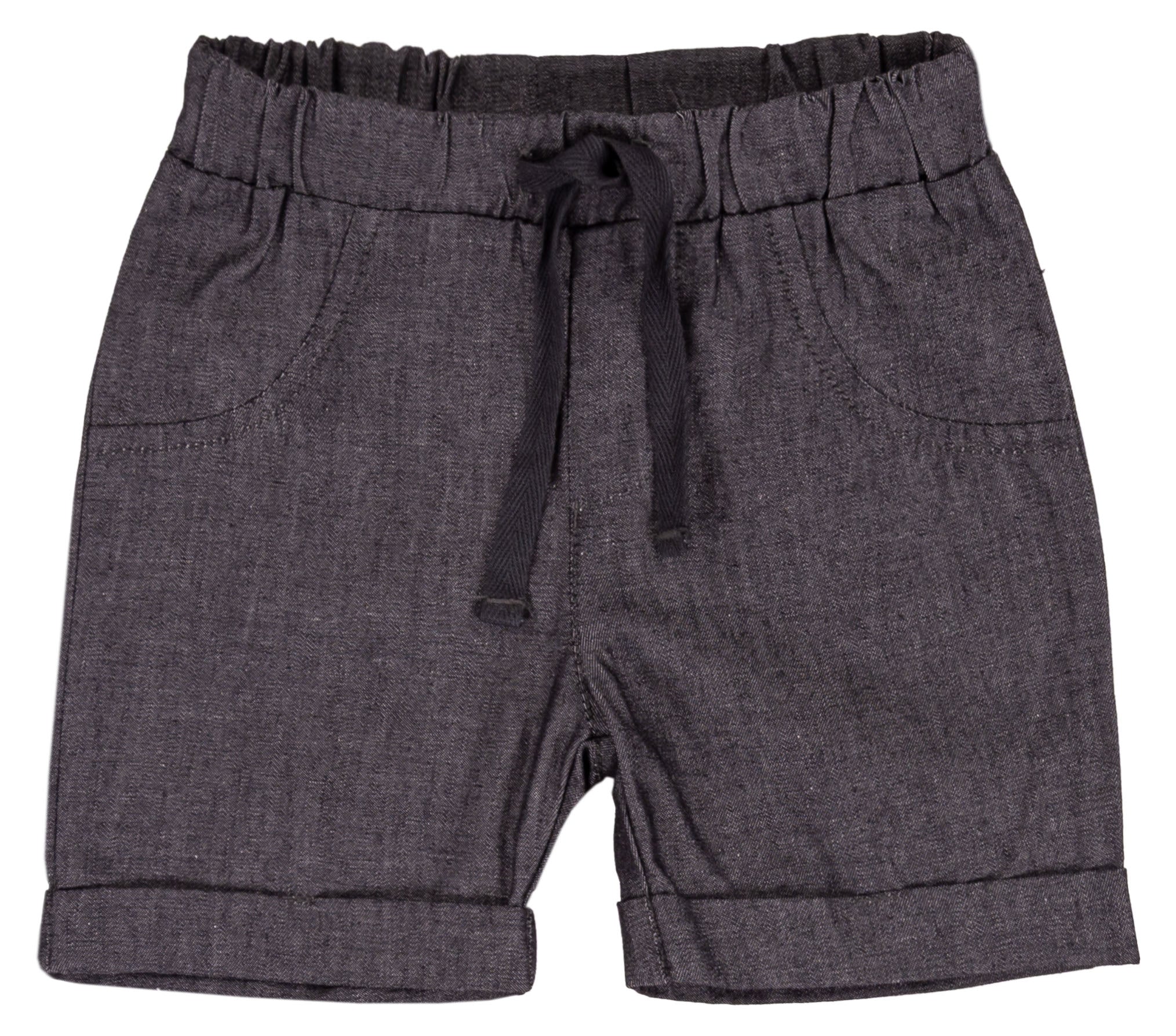 Pantaloncino Corto Bambino in 100% Cotone con Laccetto in Vita