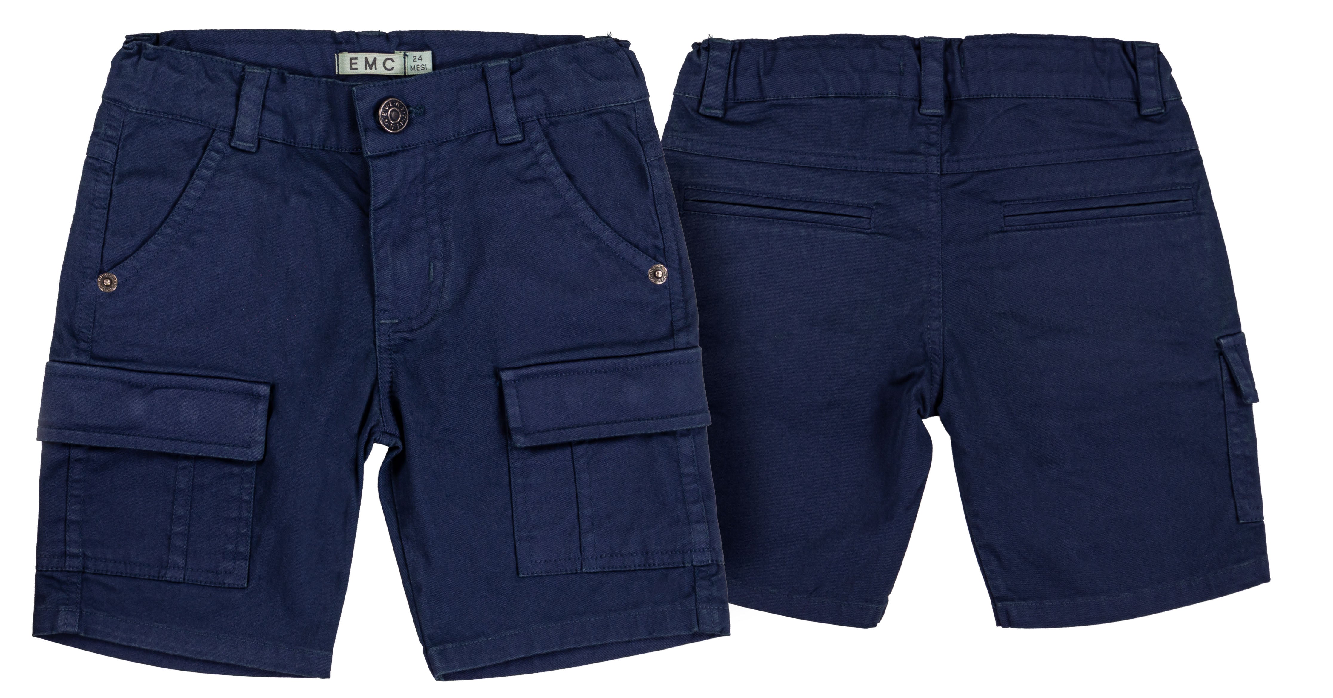 Bermuda Cargo Bambino in Cotone Stretch