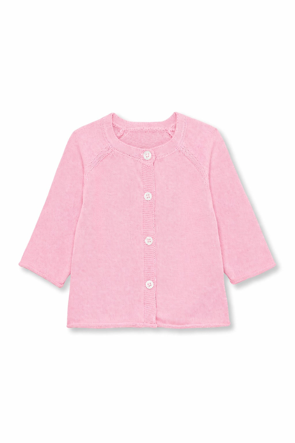 Cardigan in Puro Cotone con Bottoni