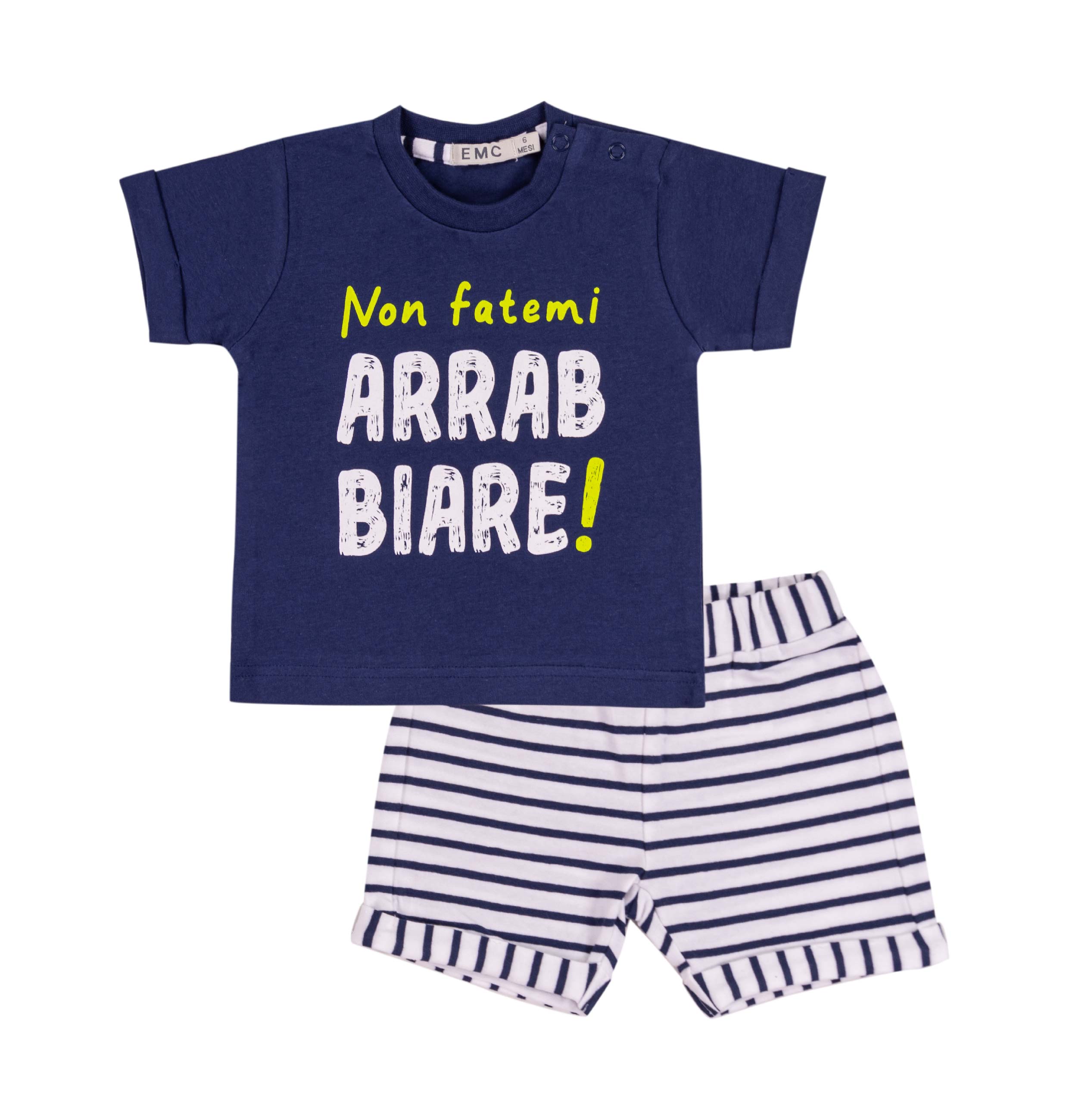 Completo Estivo Bimbo EMC 2 Pezzi | Jersey Stretch Dinamico