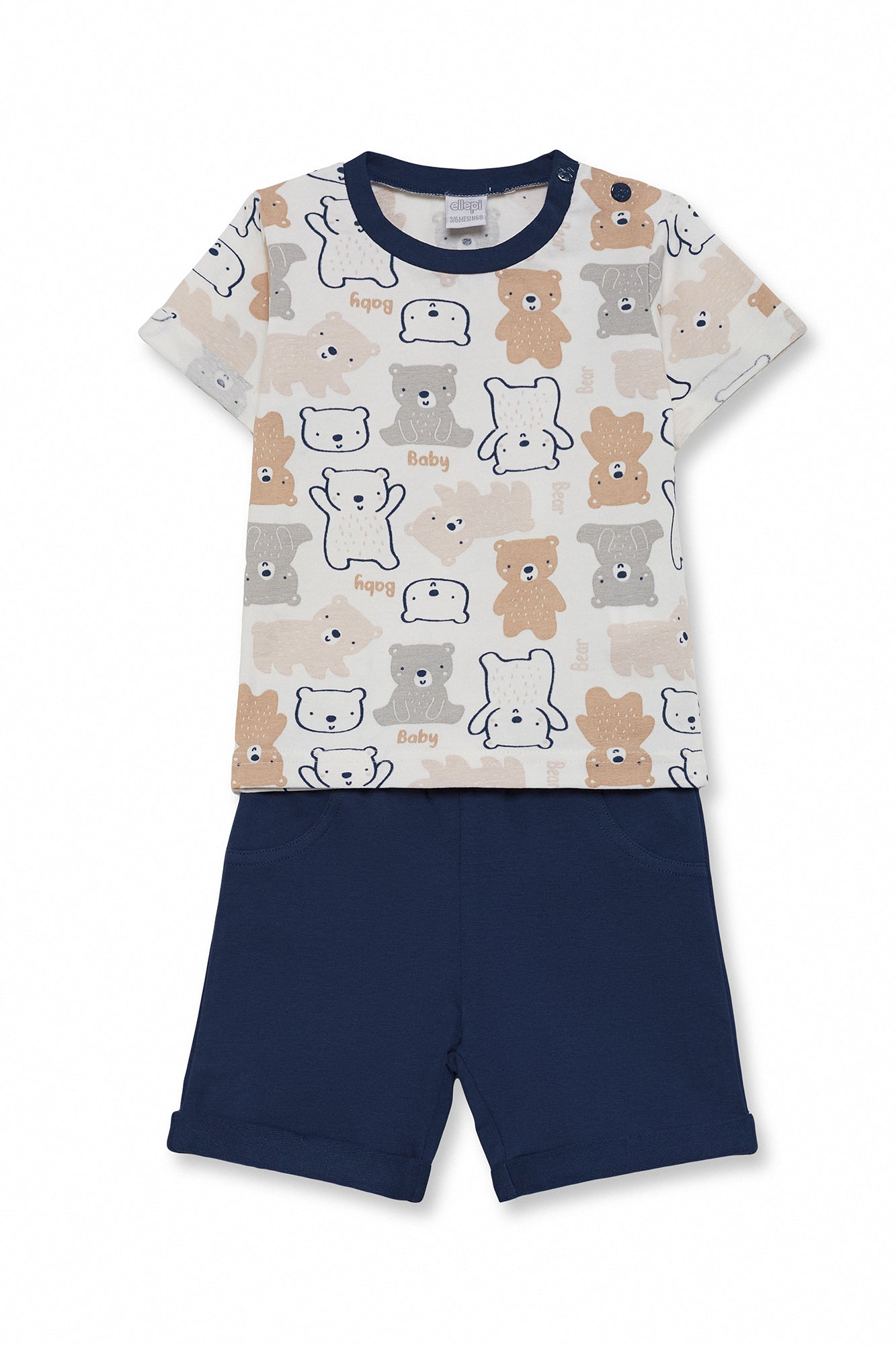 Completo Estivo Bambino in Jersey con Orsetti
