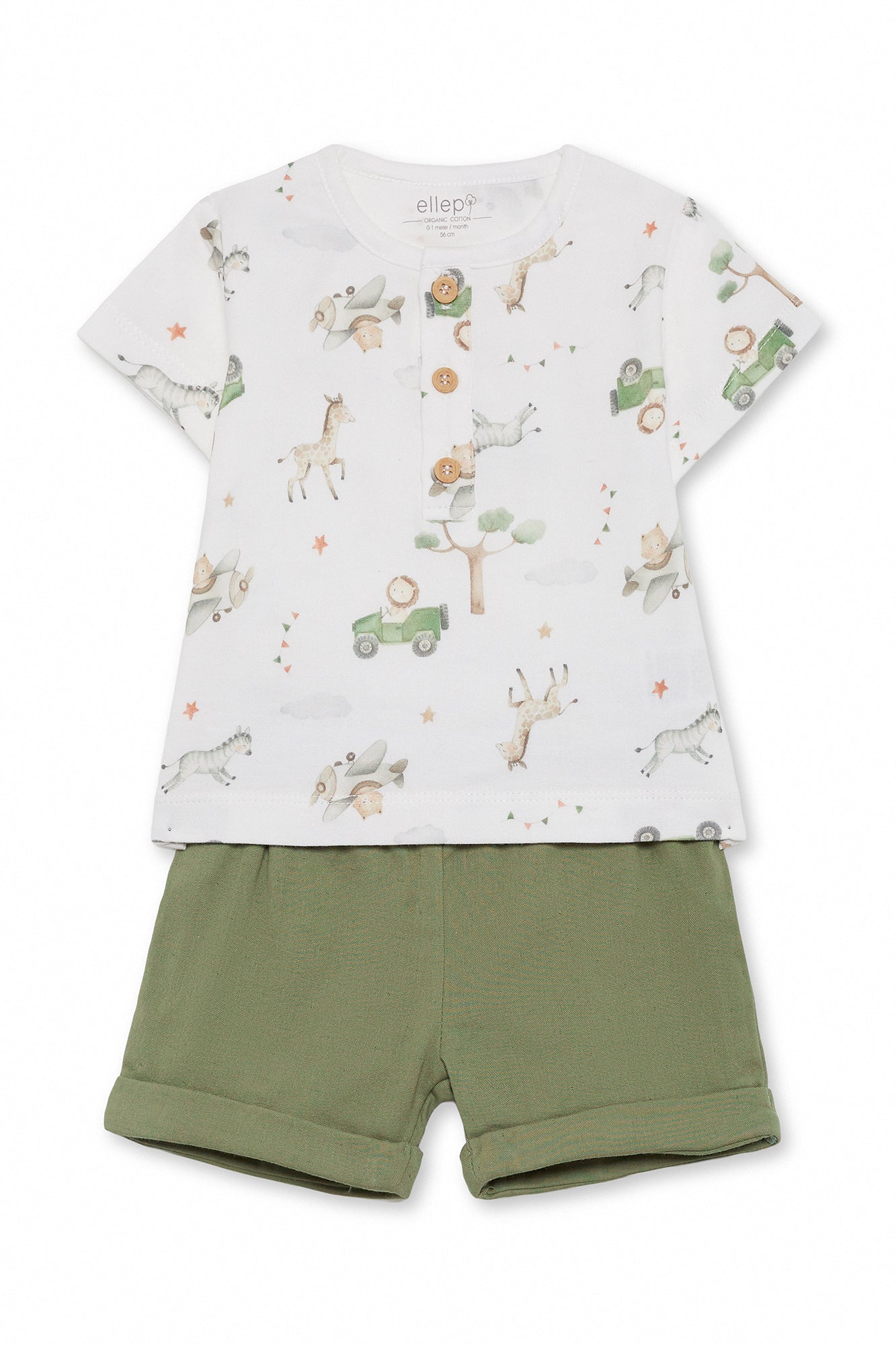 Completo Bambino T-Shirt e Pantaloncino in Cotone