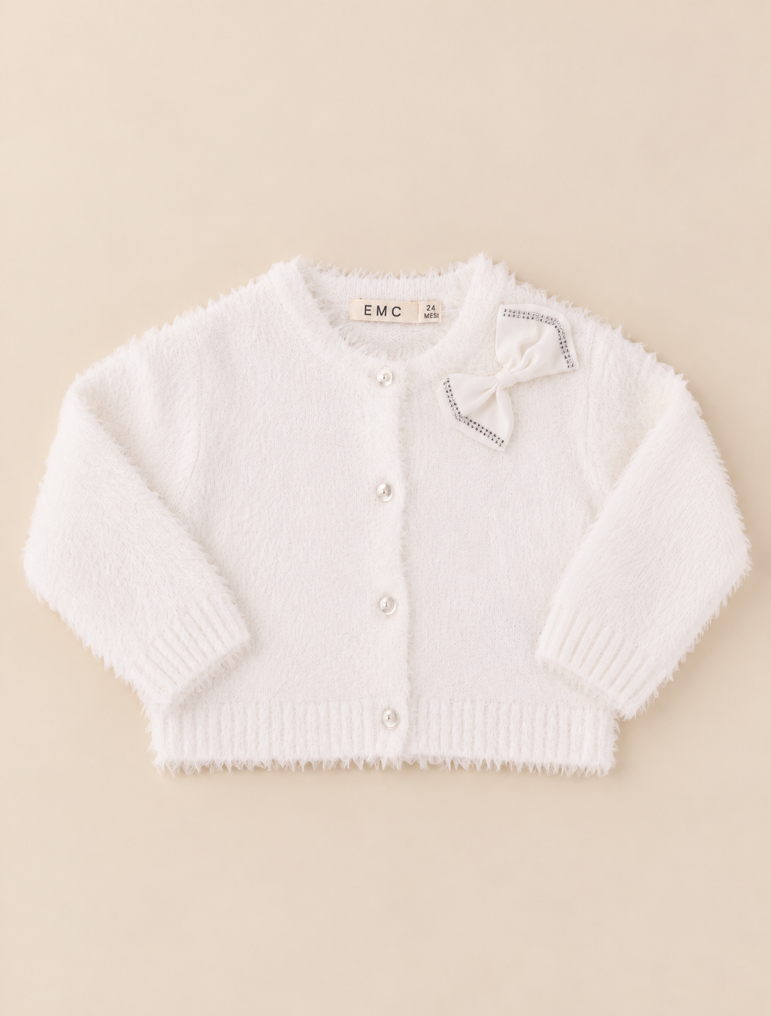 Cardigan Bambina con Fiocchetto
