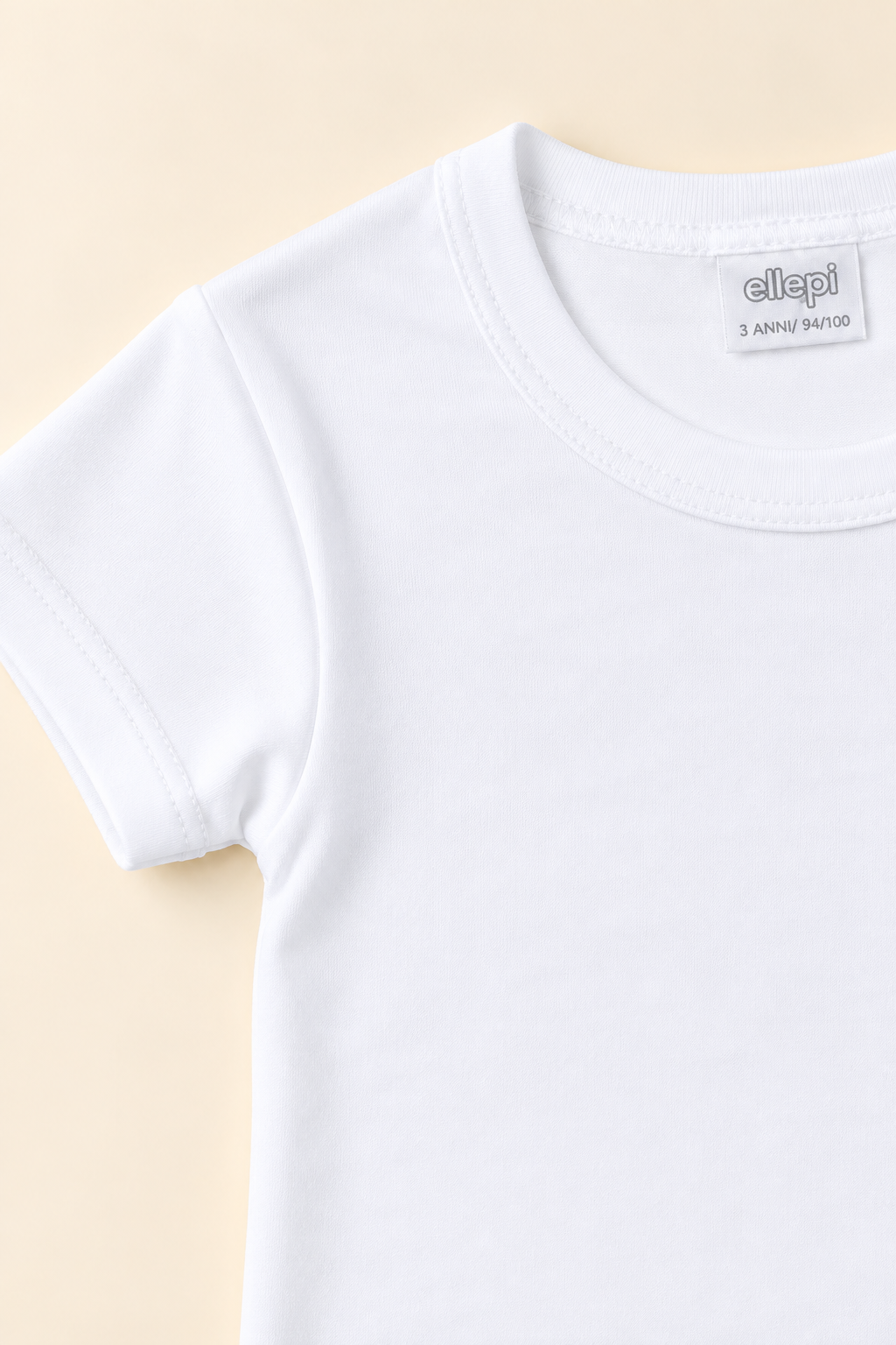 Set 6 Magliette Intime Bambino in Jersey di Cotone
