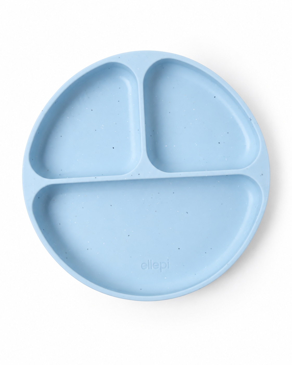 Piatto in Silicone con Ventosa e 3 Scomparti