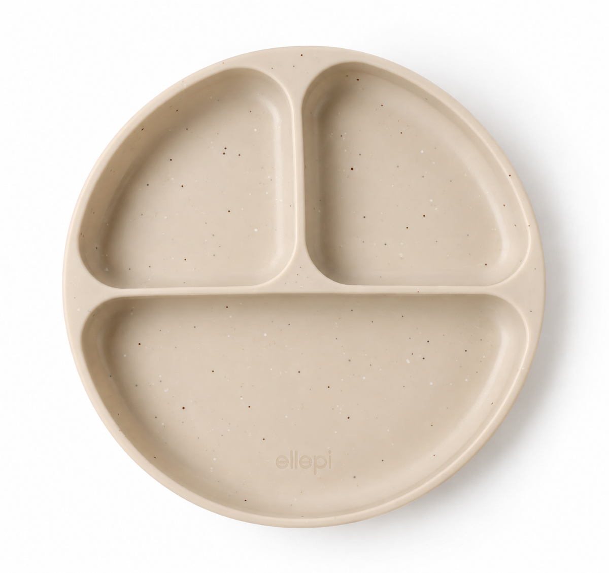 Piatto in Silicone con Ventosa e 3 Scomparti