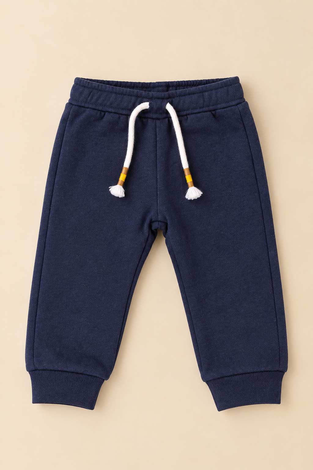 Pantalone Bimbo EMC Blu in Felpa con Coulisse e Orsetto