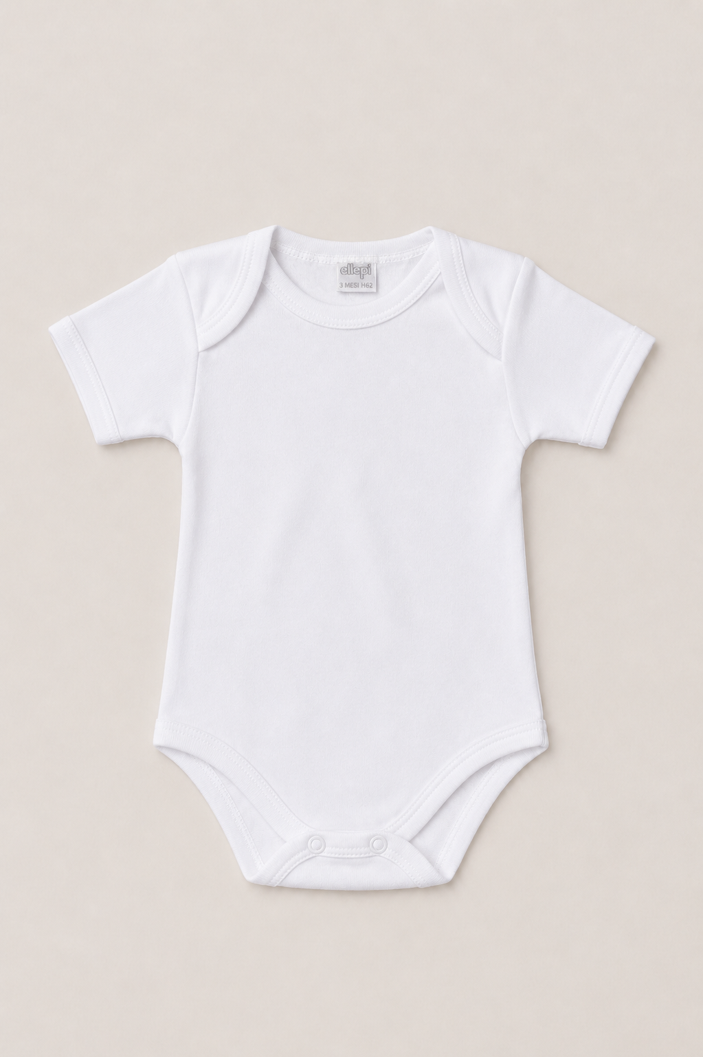 Set 6 Body Neonato Unisex Scollo Americano in Caldo Cotone Manica Corta