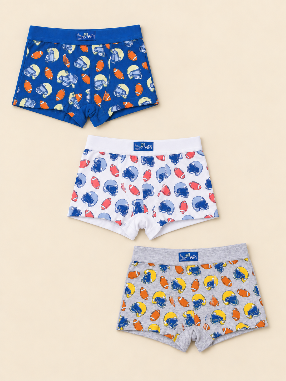 Set 6 Boxer Bambino in Cotone Elasticizzato