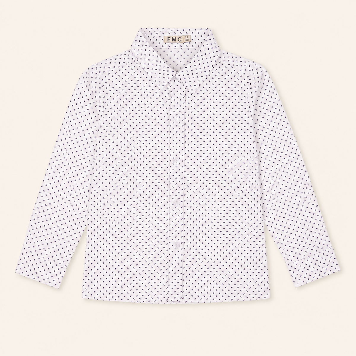 Camicia Bimbo EMC con Micro Fantasia All Over