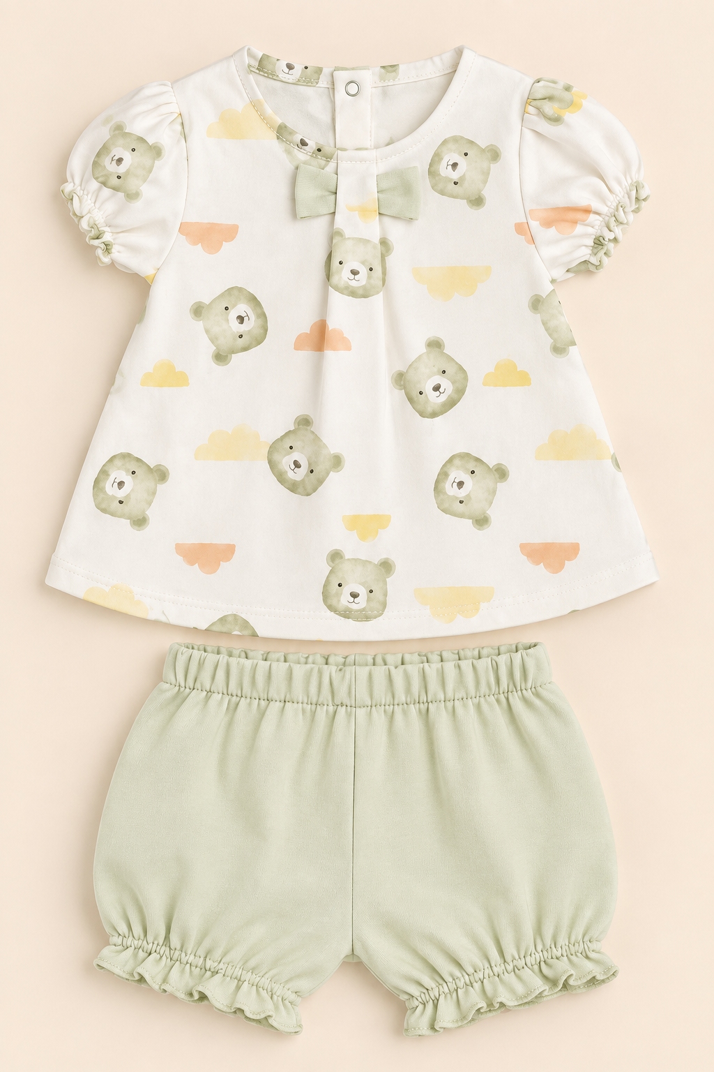 Completo Bambina Cotone Organico