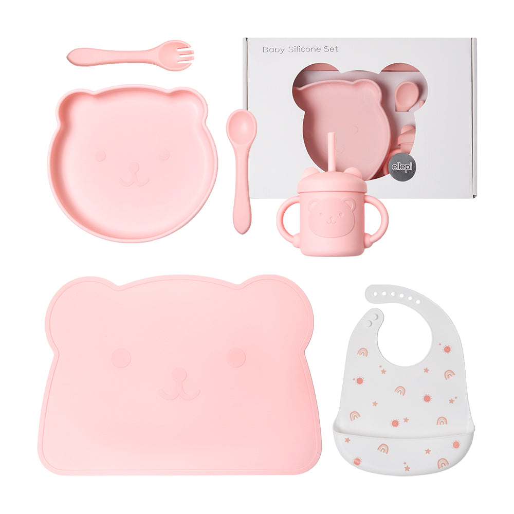Set Pappa Svezzamento in Silicone per Neonati | BPA Free