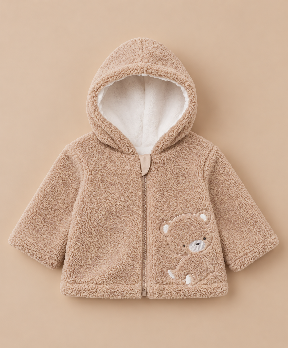 Giacca Teddy Con Cappuccio