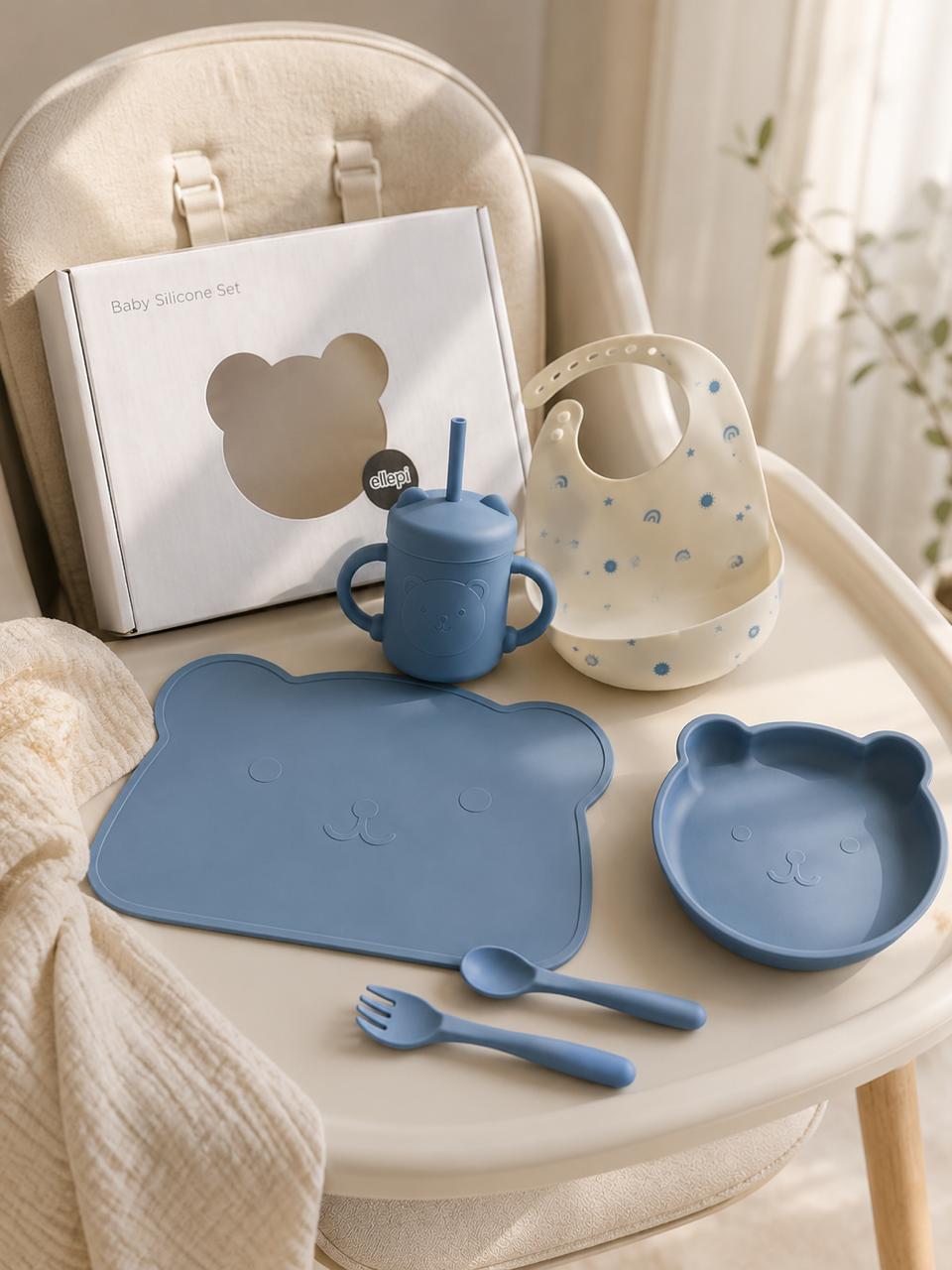 Set Pappa Svezzamento in Silicone per Neonati | BPA Free