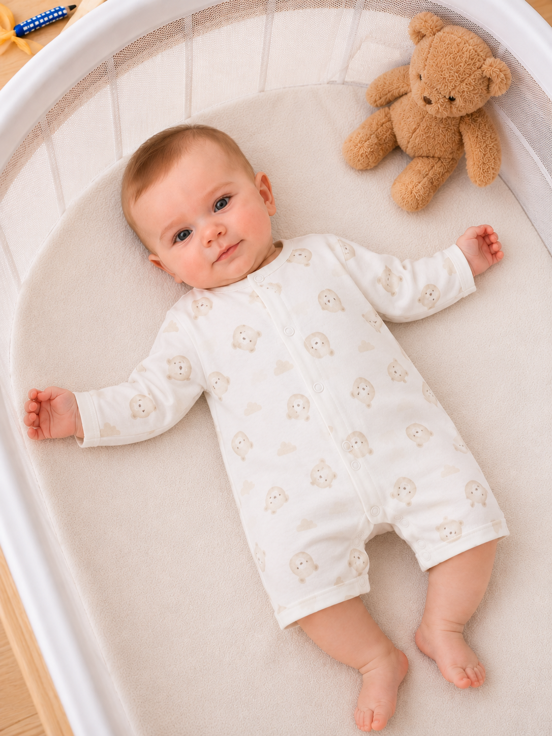 Tutina Intera in Cotone Organico Certificato GOTS