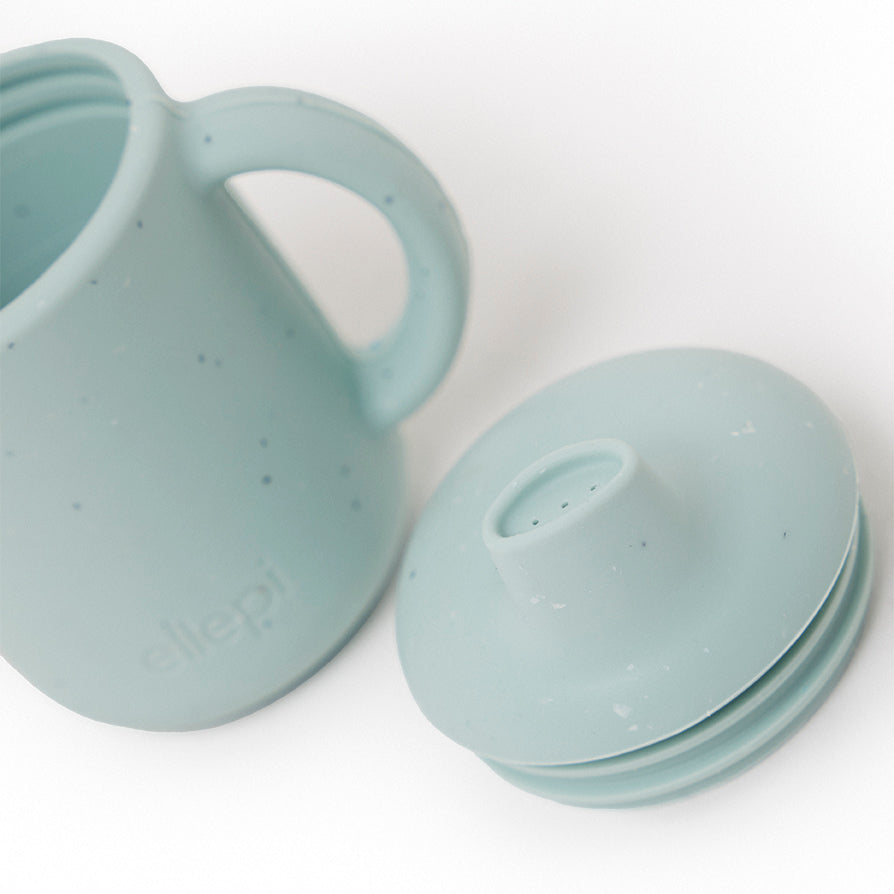 Bicchiere d'Apprendimento in Silicone con Manici e Beccuccio