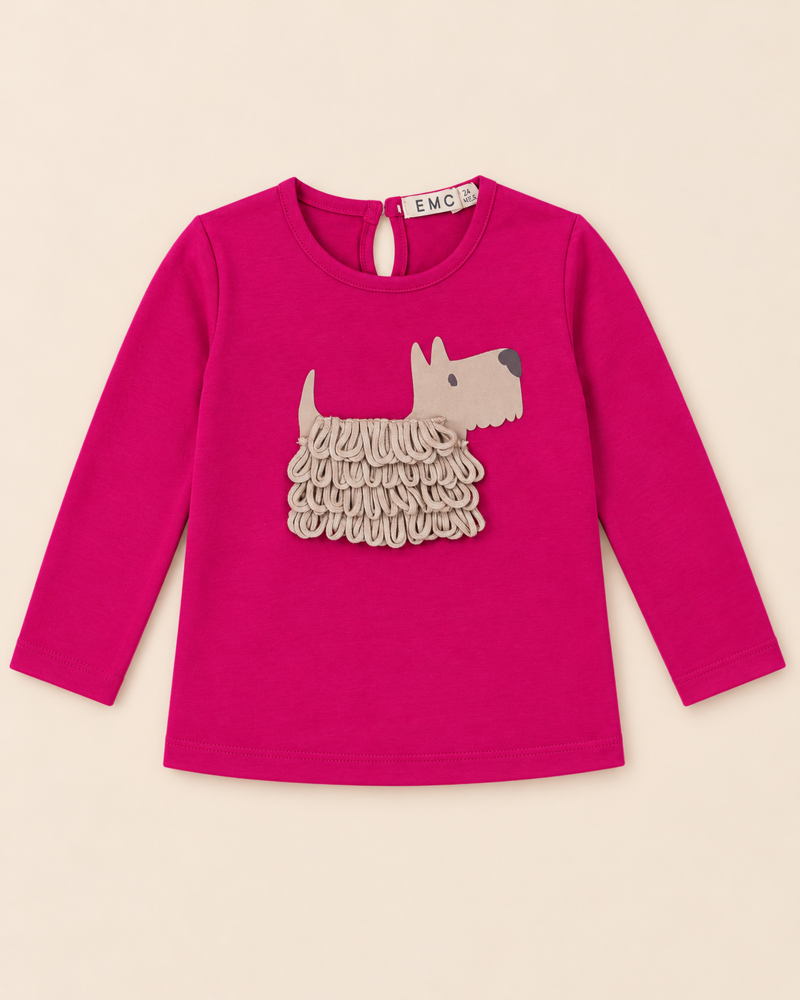 T-shirt a Manica Lunga in Cotone Bimba EMC