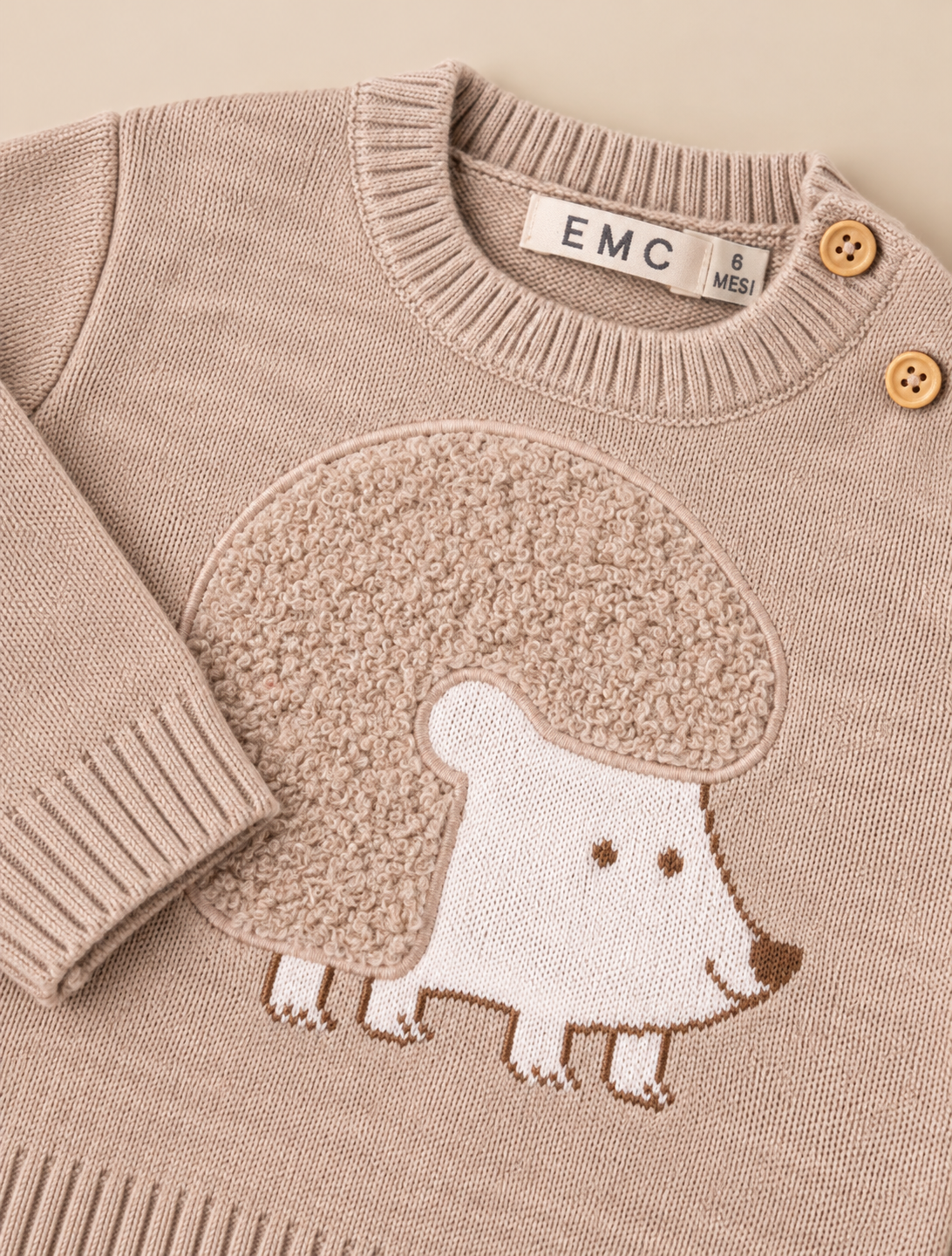 Maglia Bambino in Tricot Ecru