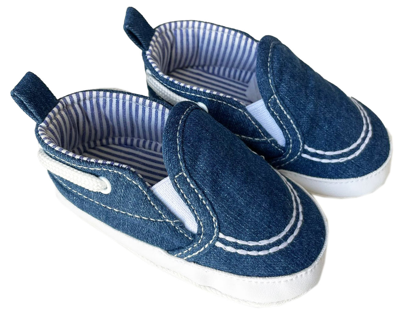 Scarpette Primi Passi Bambino/a stile Mocassino Beige e Cuoio