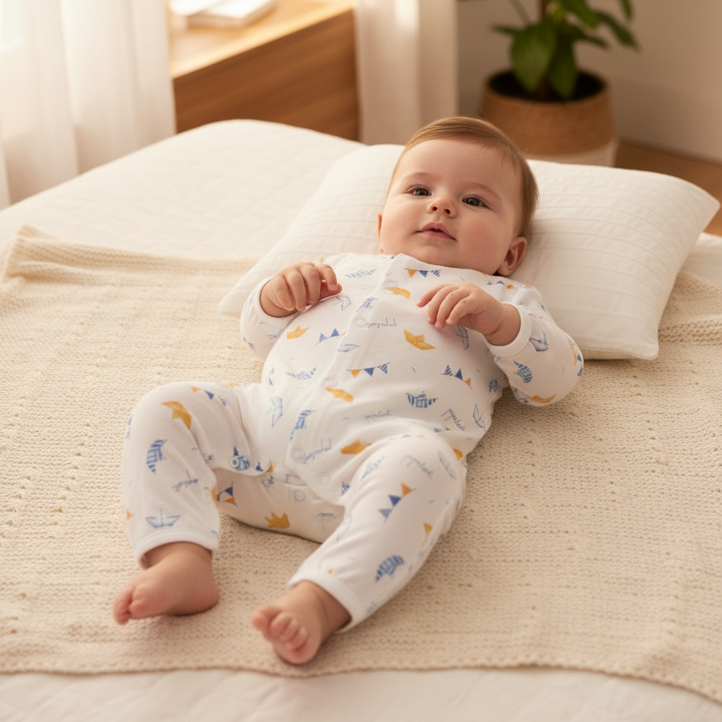 Tutina Unisex in Fibra di Bamboo e Cotone