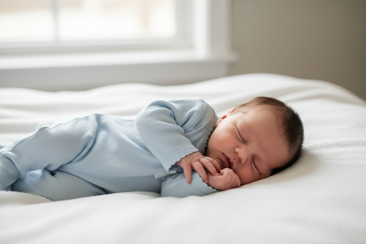 intimo neonato indossato