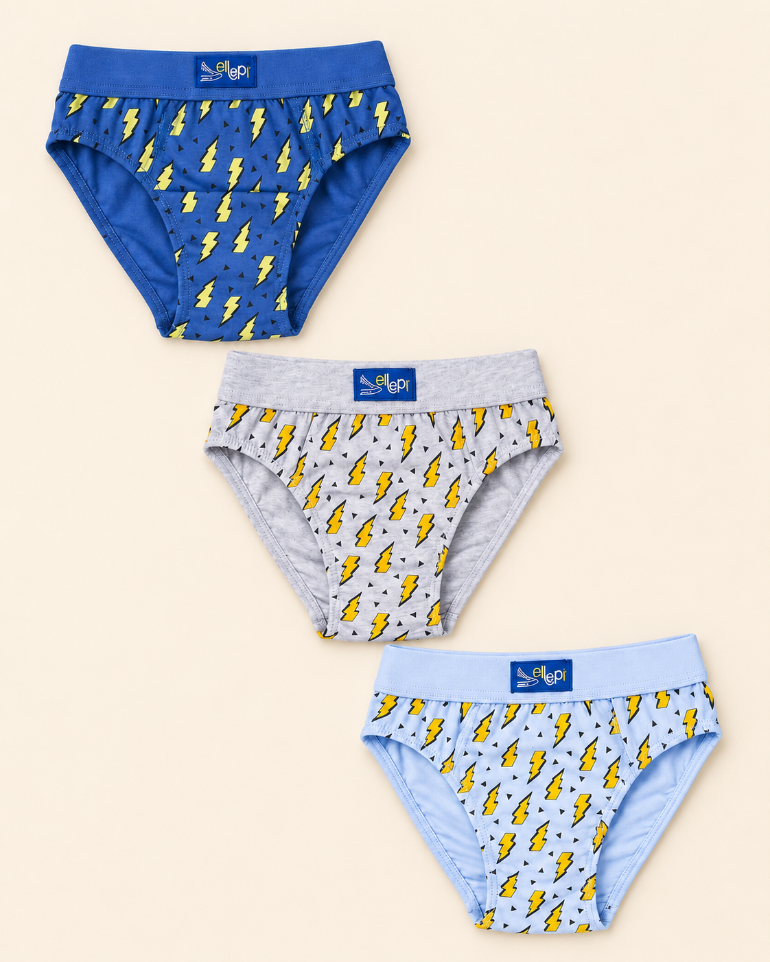 Set 6 Slip Bambino in Cotone Elasticizzato