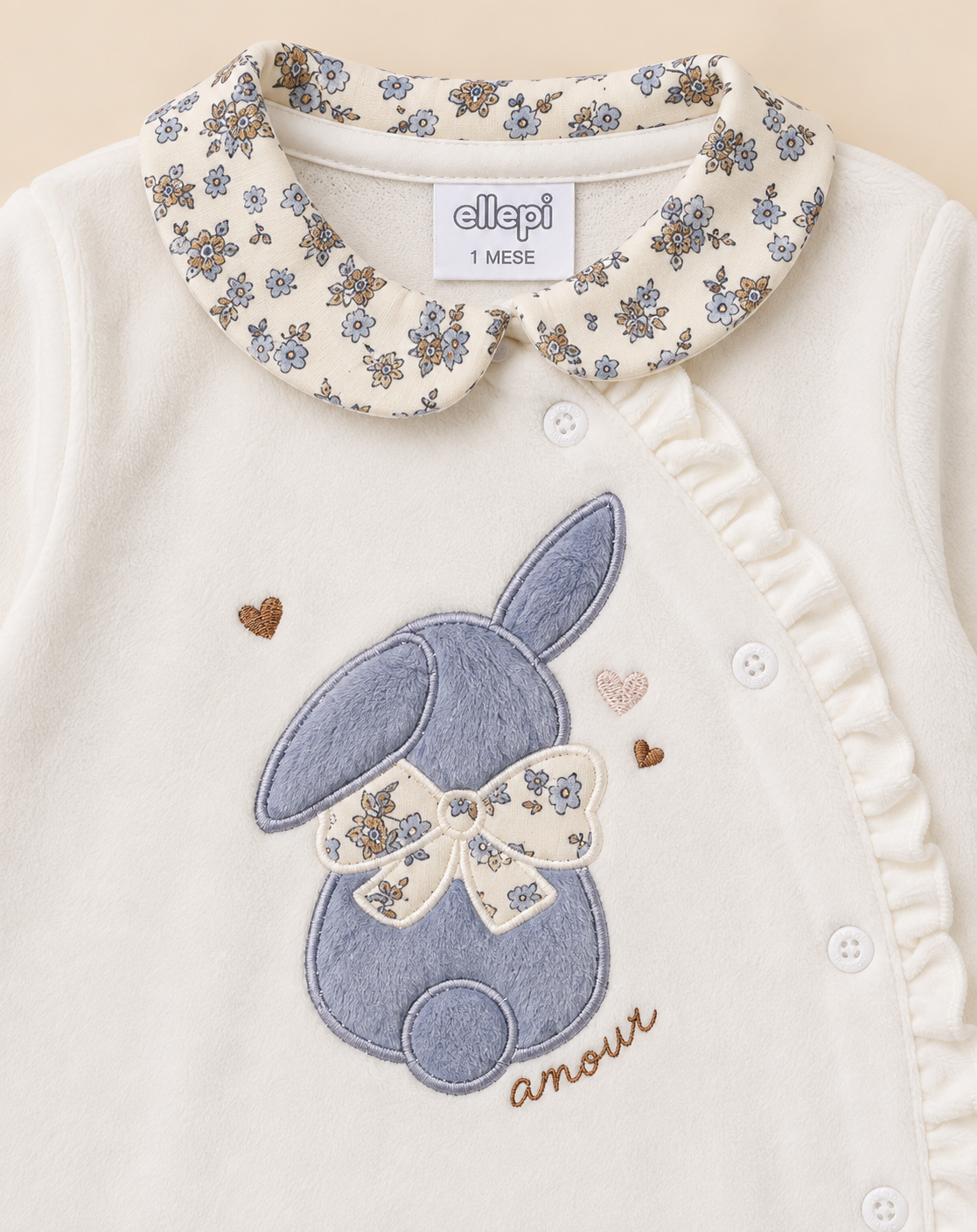 Tutina Neonato in Ciniglia Bambina
