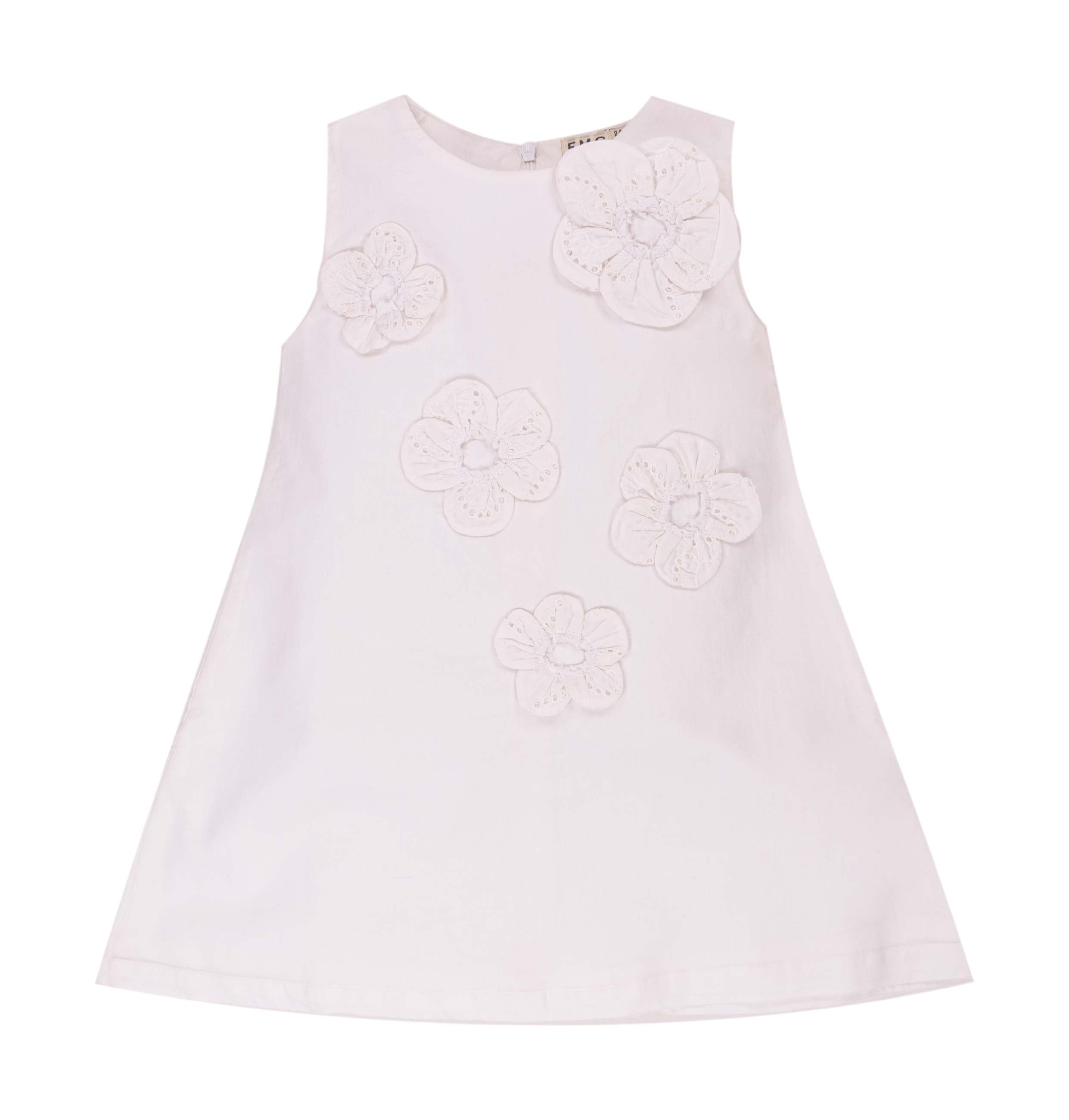Vestito Bimba EMC Bianco | Fiori in Pizzo