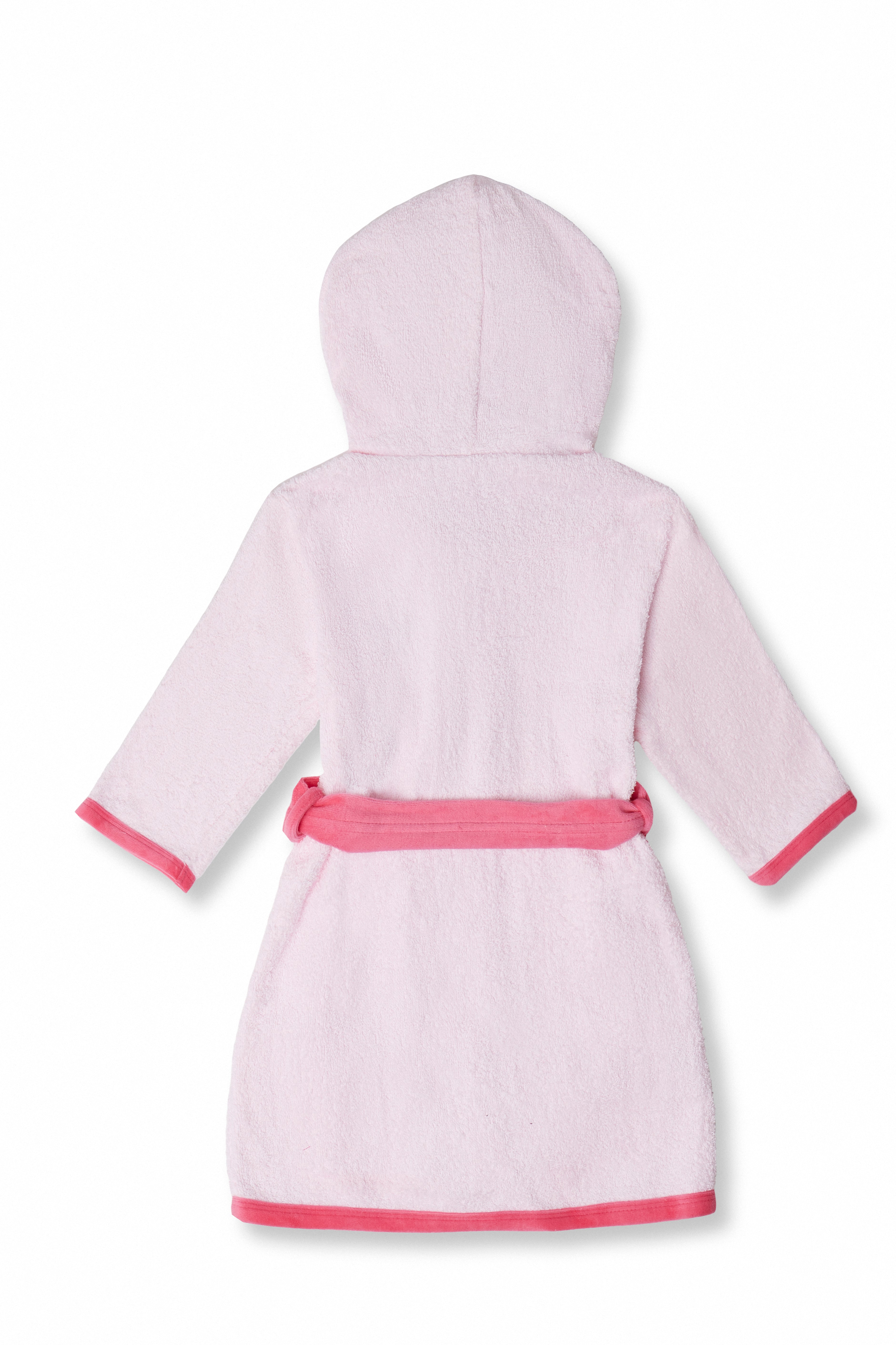 Accappatoio Bambina in Spugna di Cotone con Cappuccio