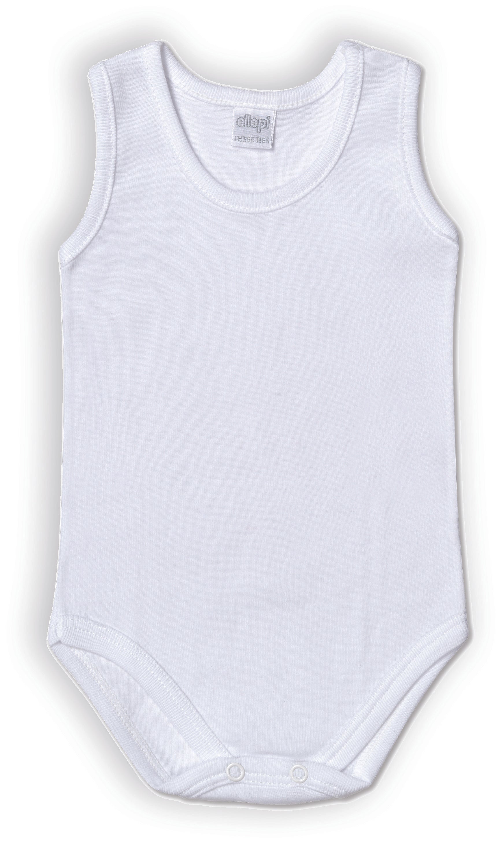 Set 6 Body Neonato Unisex Canotta in Costina di Cotone