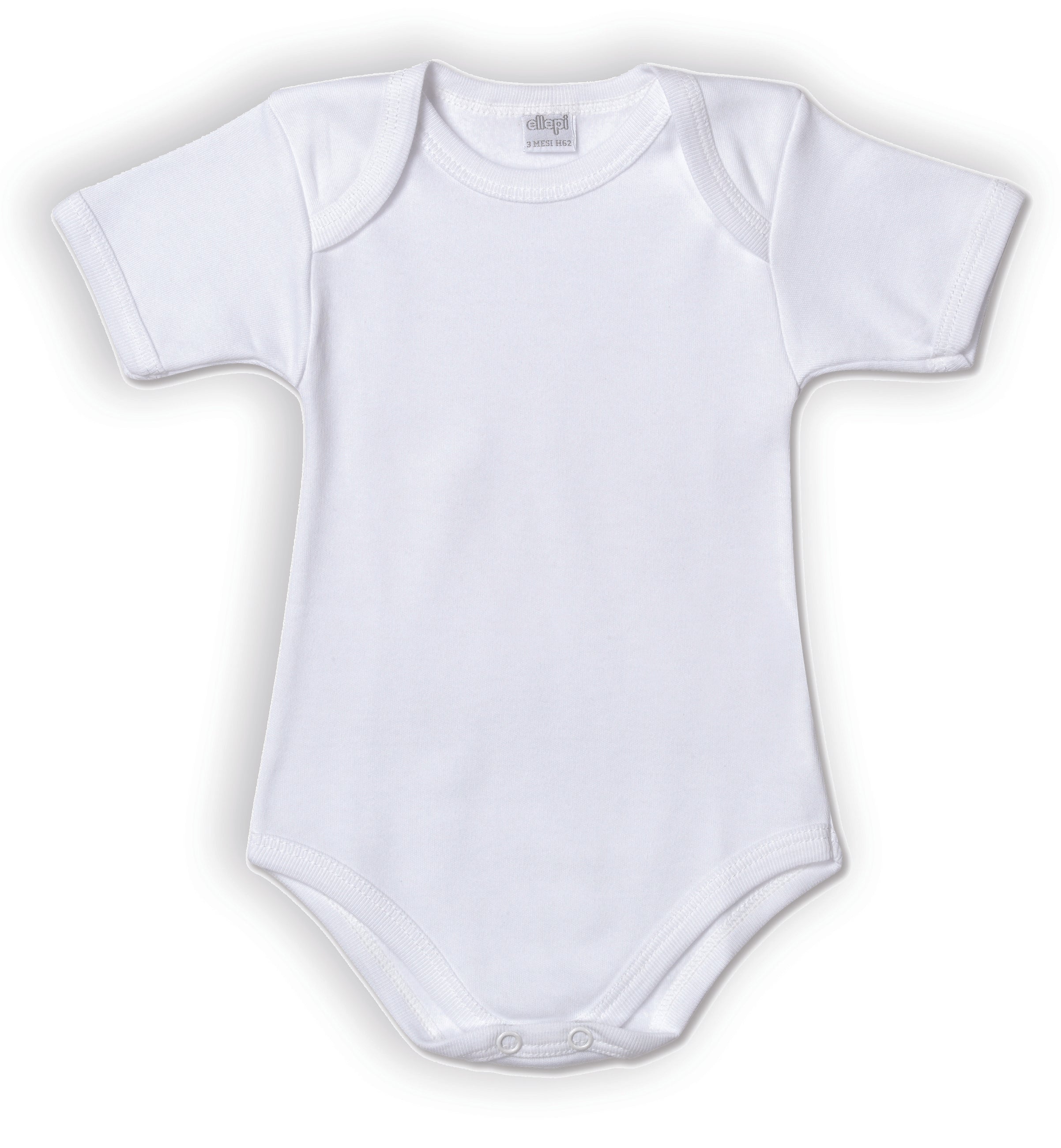 Set 6 Body Neonato Unisex Scollo Americano in Caldo Cotone