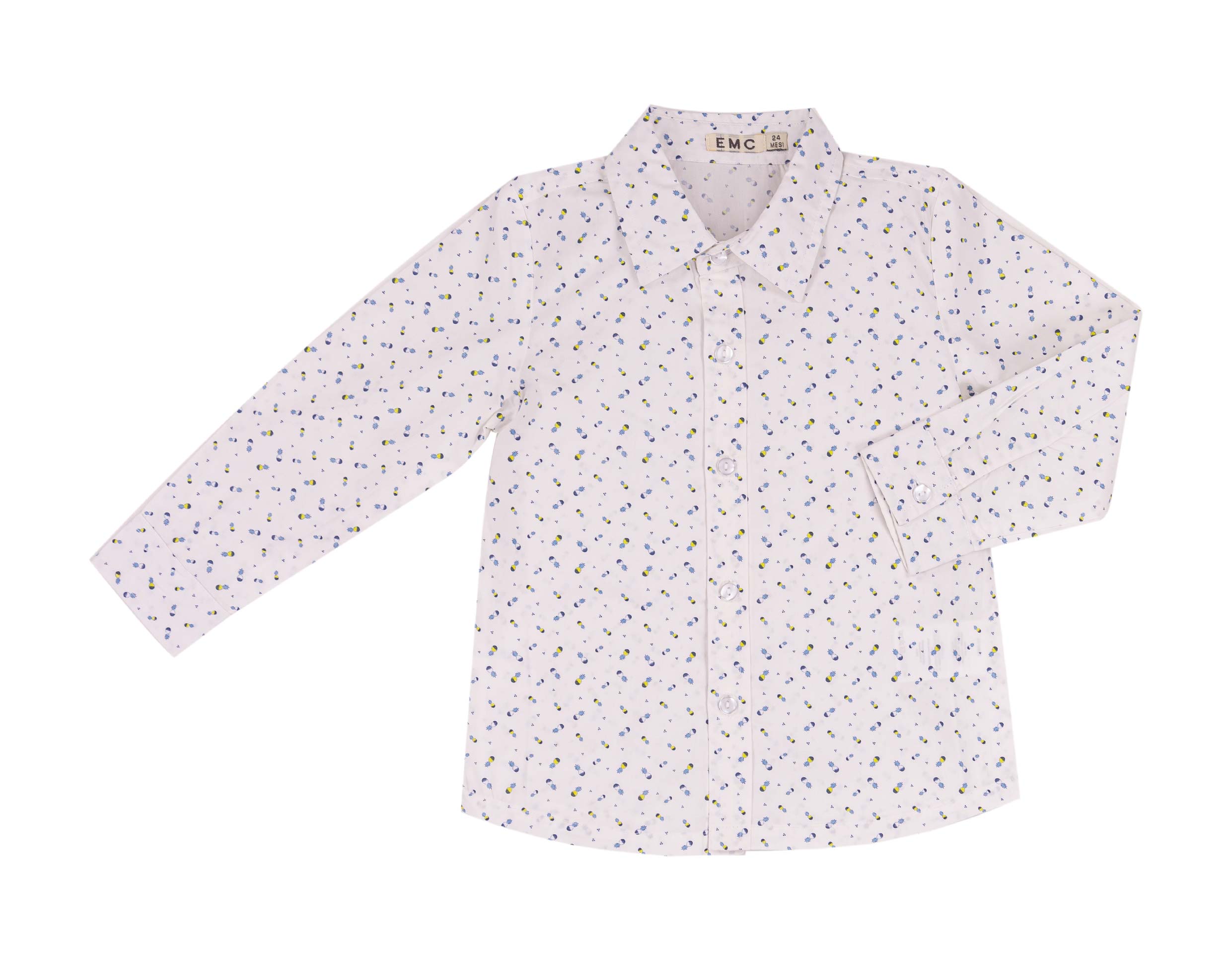 Camicia Bimbo EMC Manica Lunga | Puro Cotone