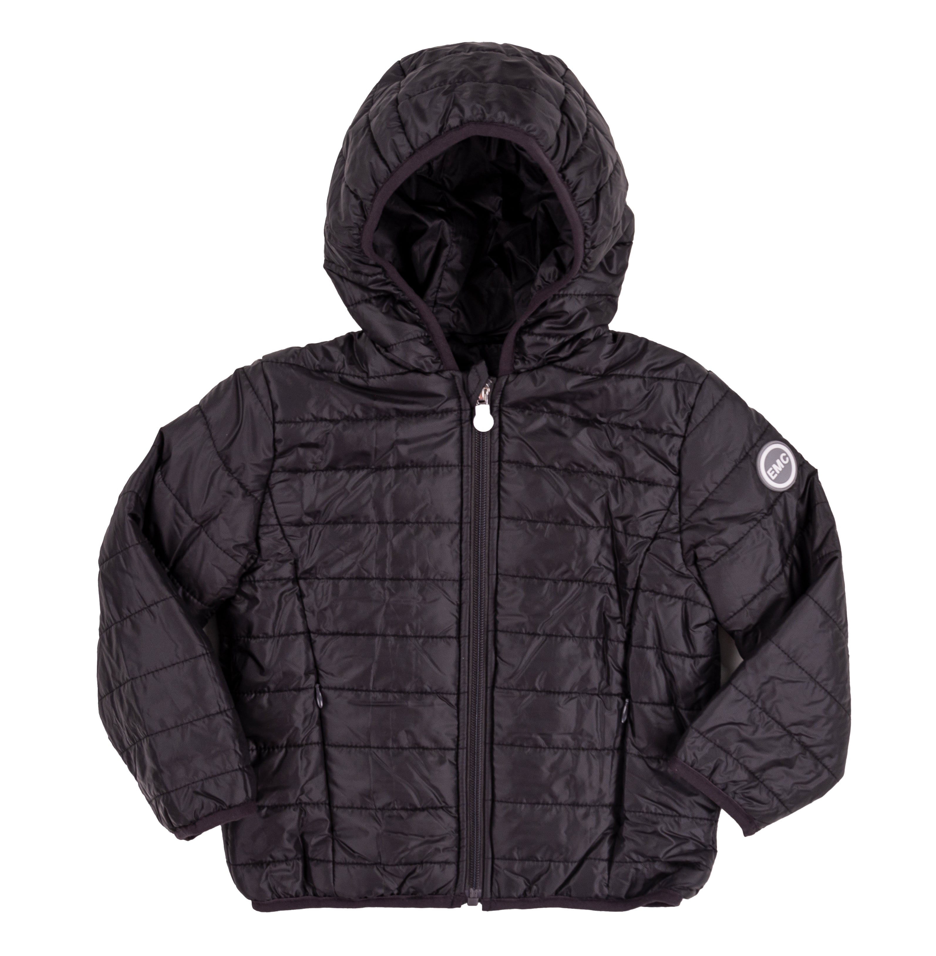 Giubbino Unisex Antivento con Cappuccio e Polsini Elasticizzati