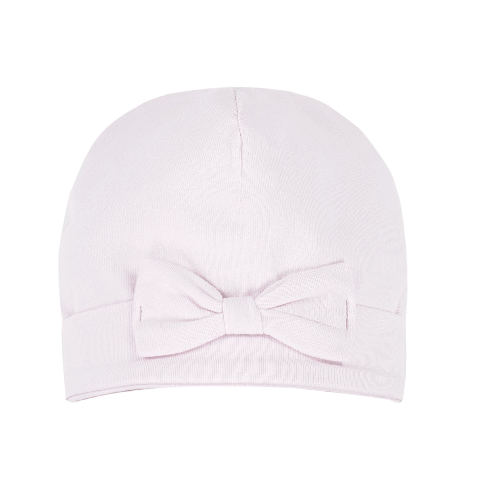 Berretto Bambina Cotone Stretch con Fiocchetto