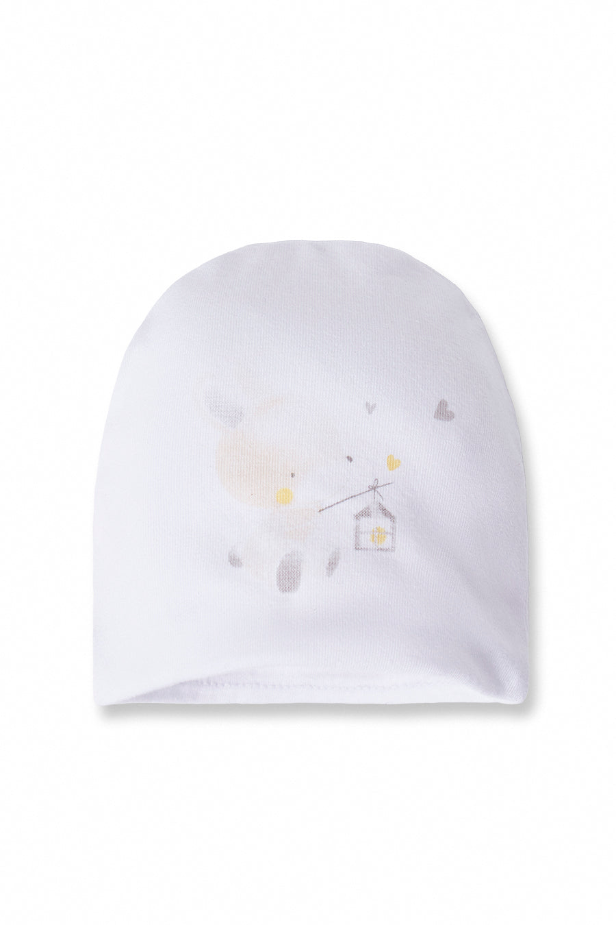Berretto Neonato Unisex in Jersey di Puro Cotone