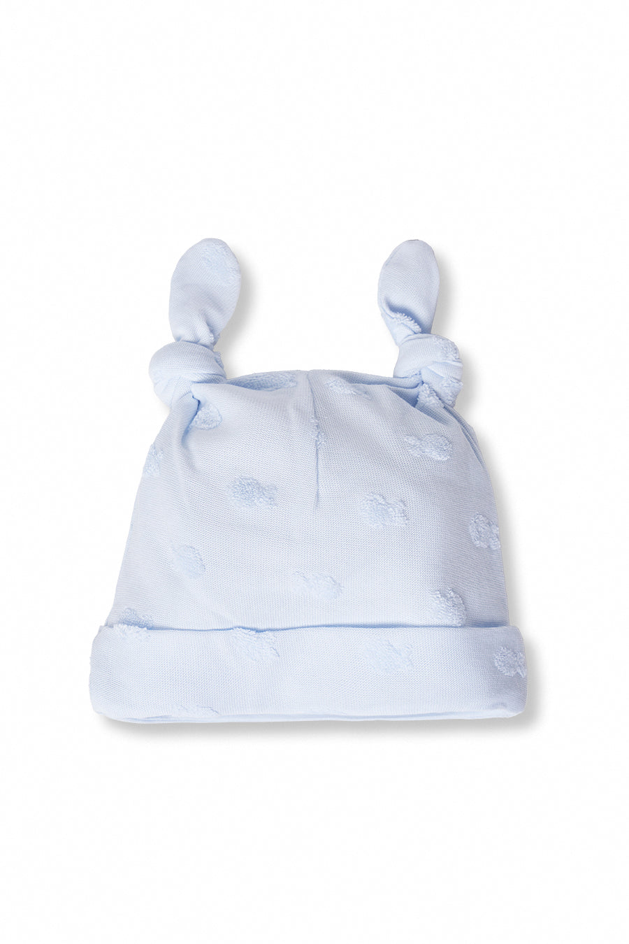 Berretto Neonato Unisex in Puro Cotone con Nodini