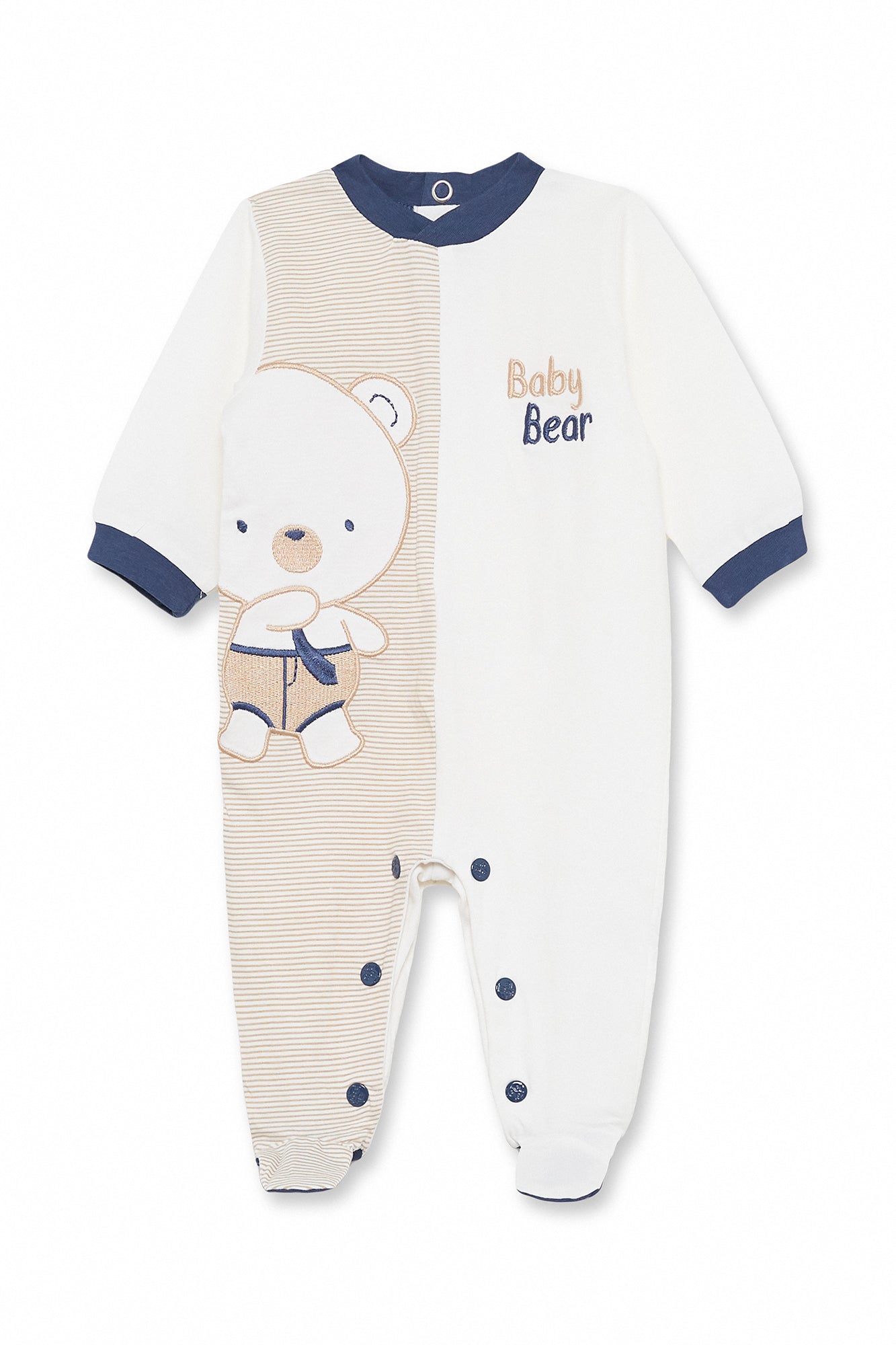 Tutina Neonato Unisex in Jersey di Cotone con Orsetti