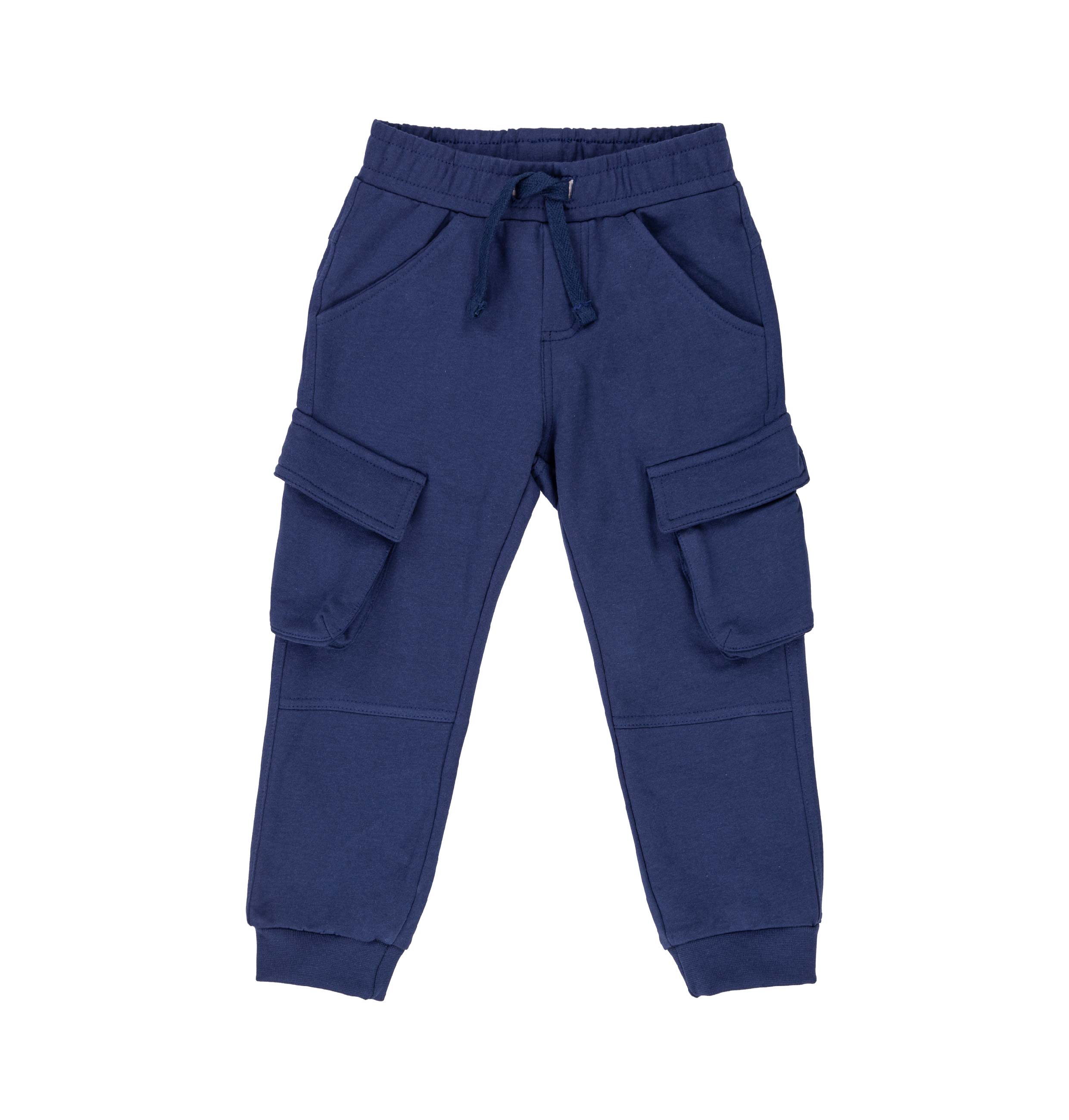 Pantalone Cargo Bambino in Cotone Elasticizzato con Tasconi