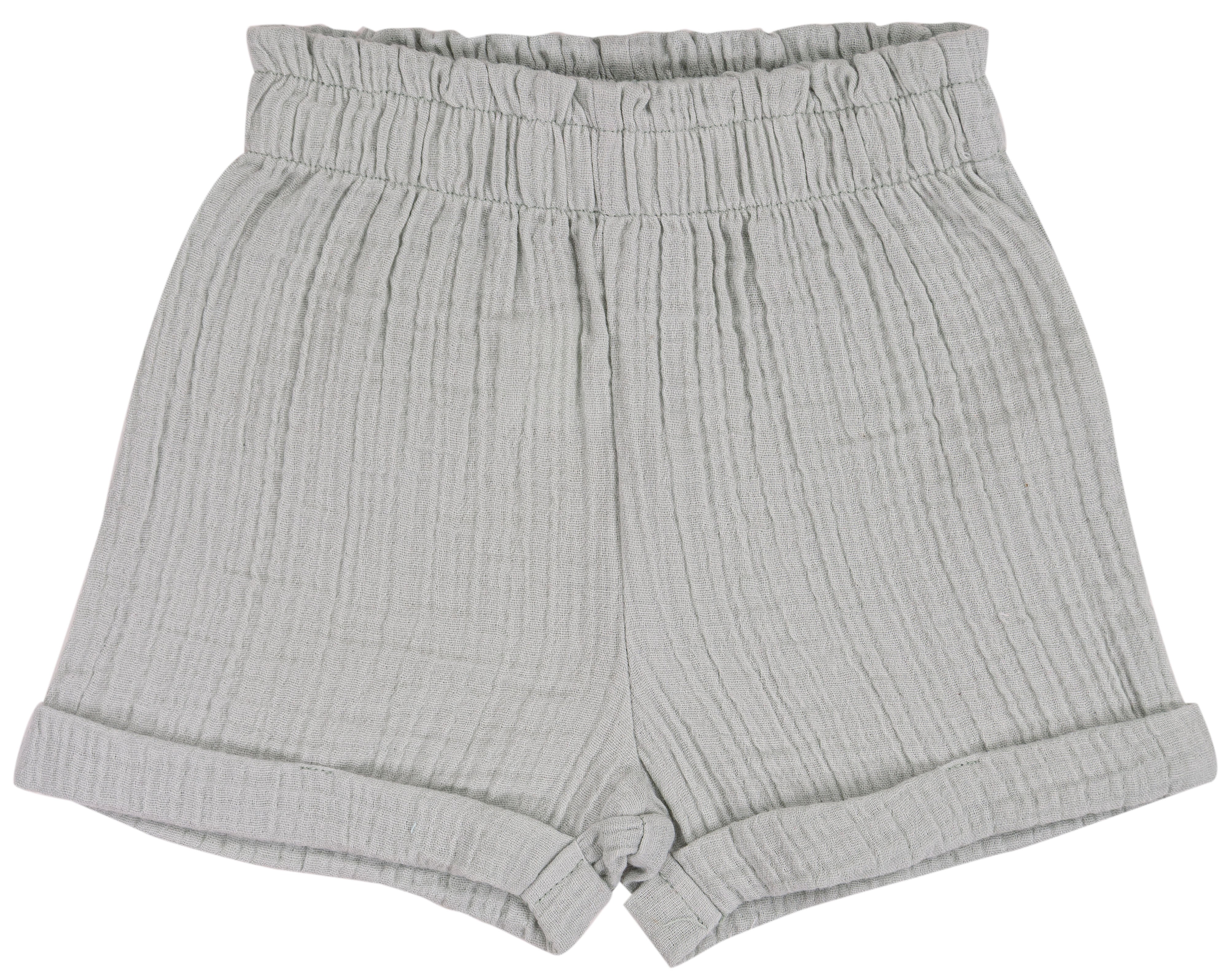 Pantalone Corto Bambina in Puro Cotone