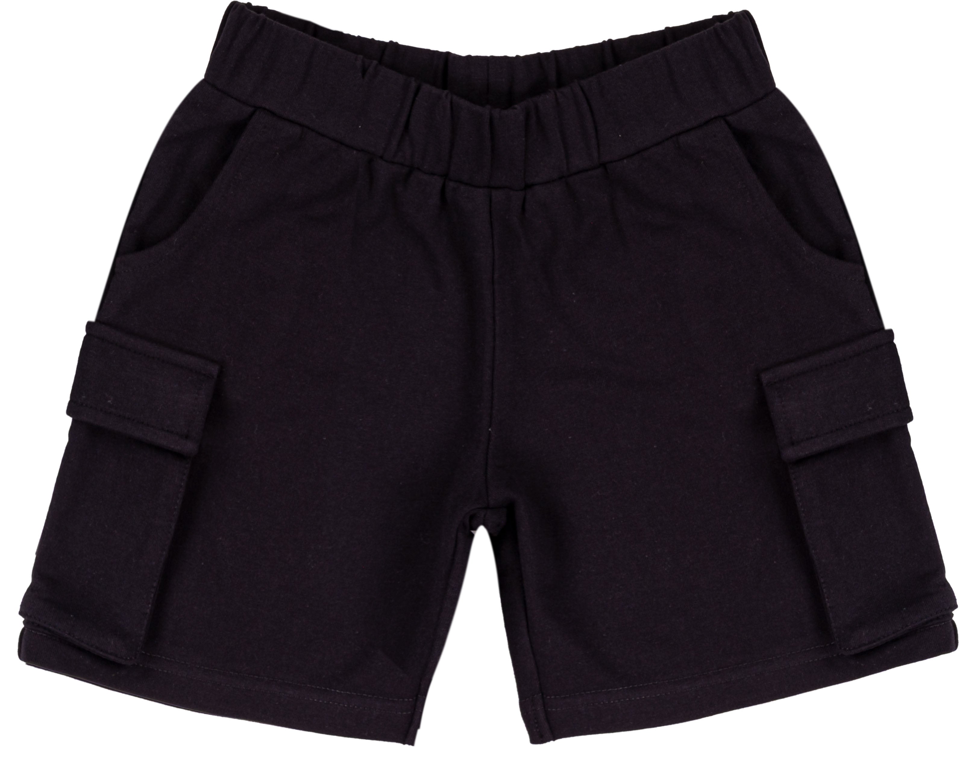 Bermuda Bambino in Cotone con Tasche Cargo Laterali
