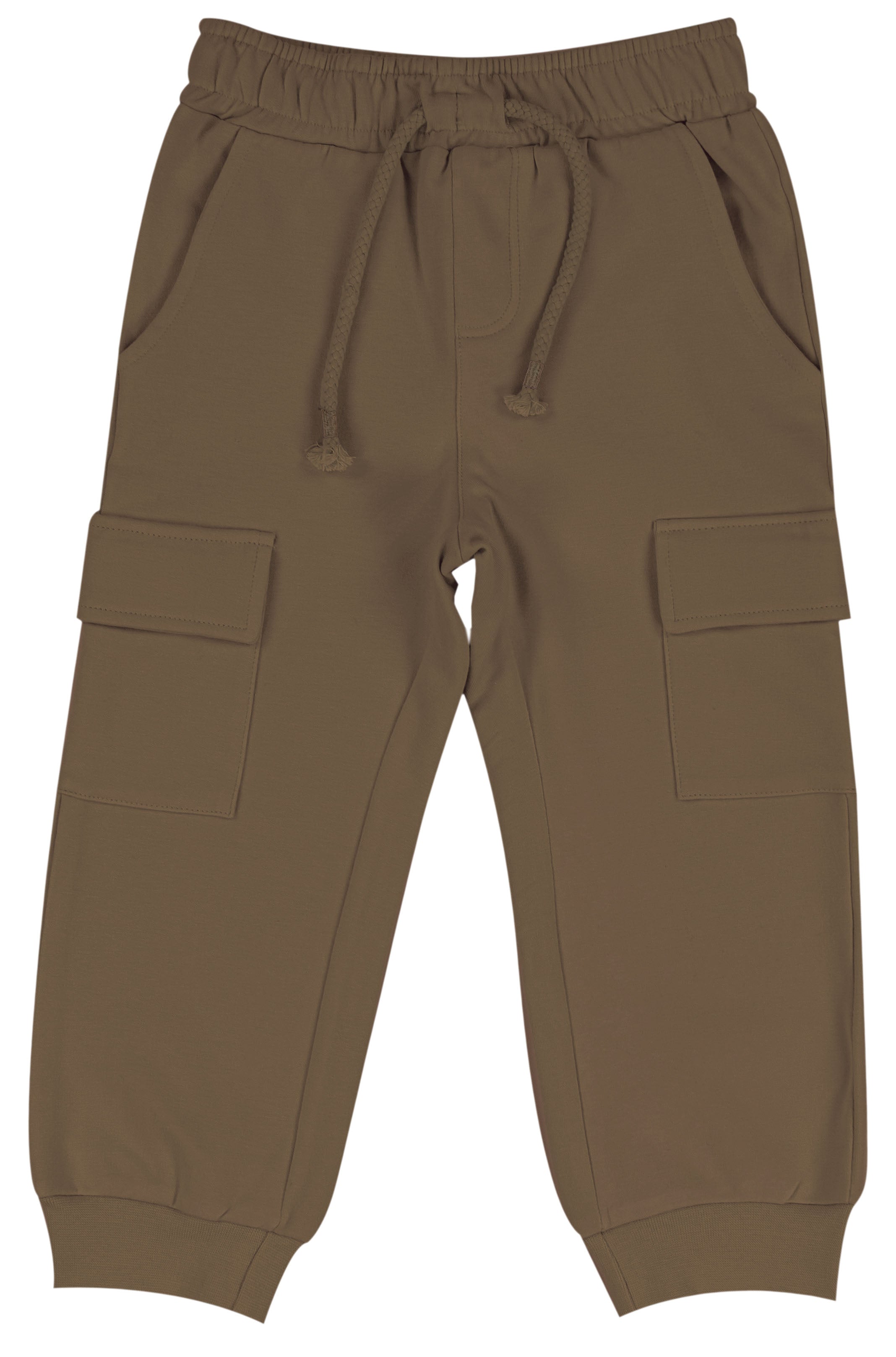 Pantalone Lungo Bambino in Cotone con Laccetto a Corda