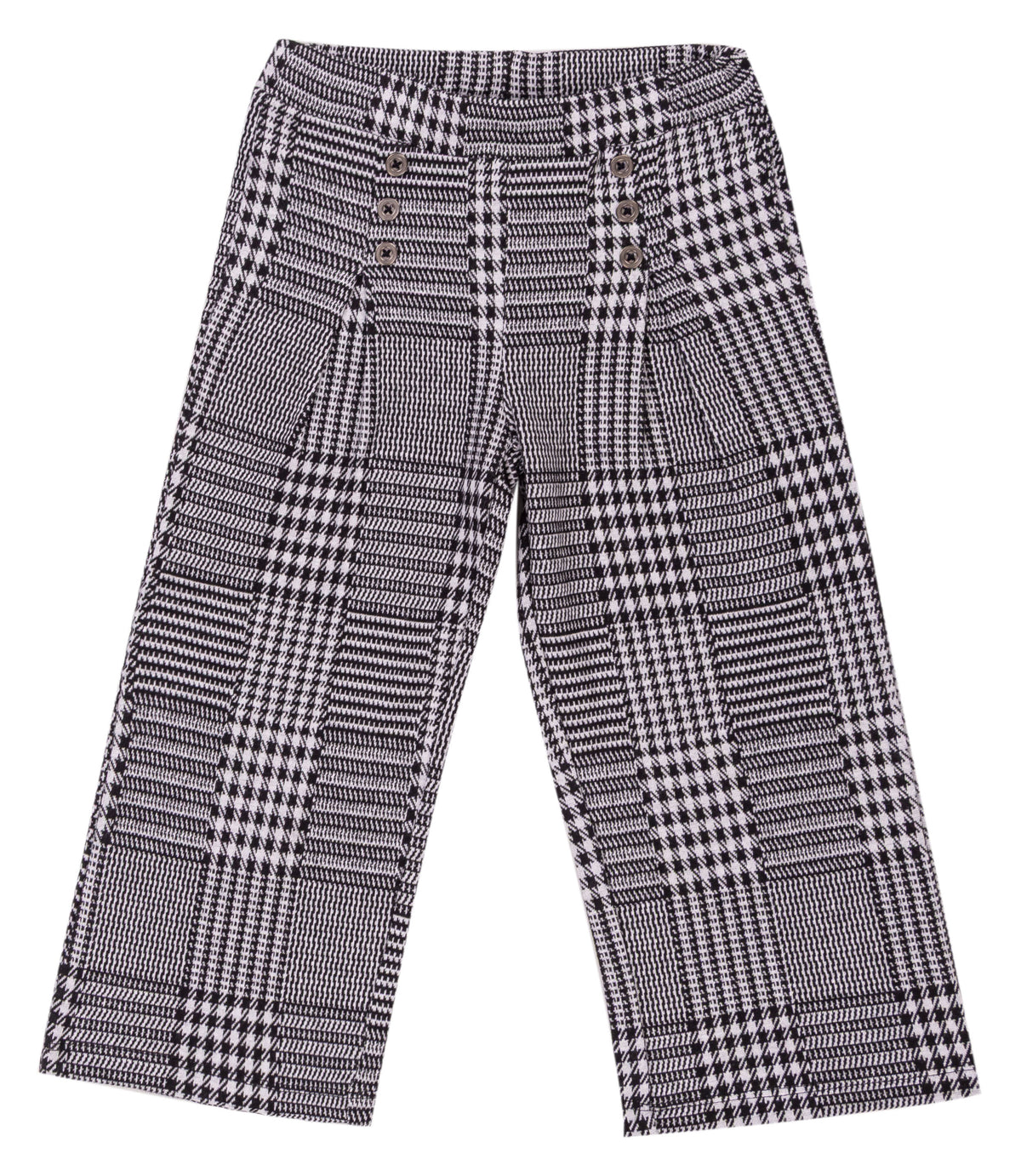 Pantalone Bimba EMC Principe di Galles Bianco e Nero