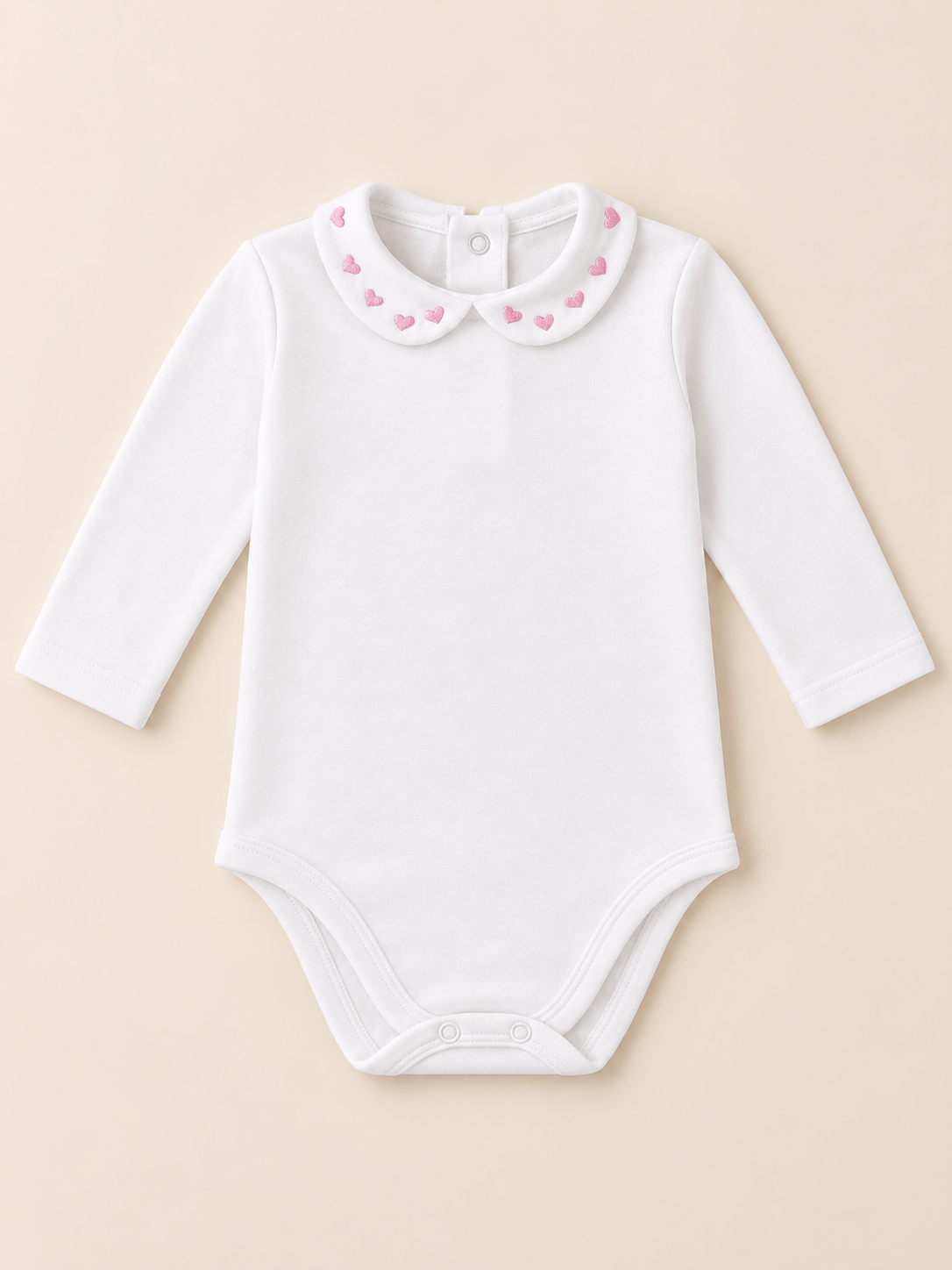 Body con Colletto Ricamato