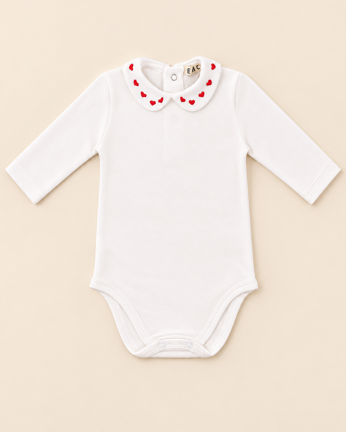 Body con Colletto Ricamato